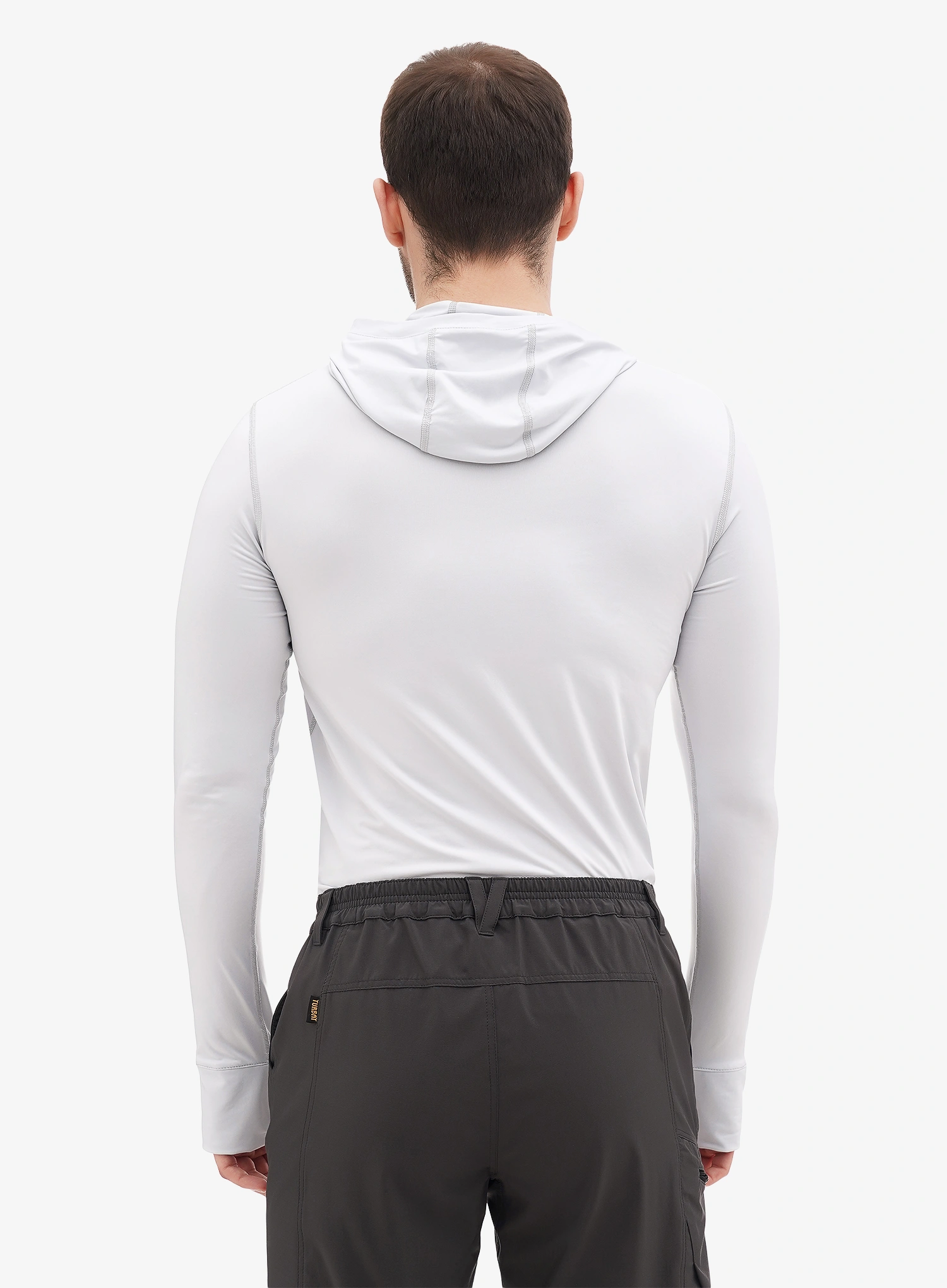 Termoaktivna dukserica Turbat Hike Lite LS Hood Thermo T-Shirt - glacier gray