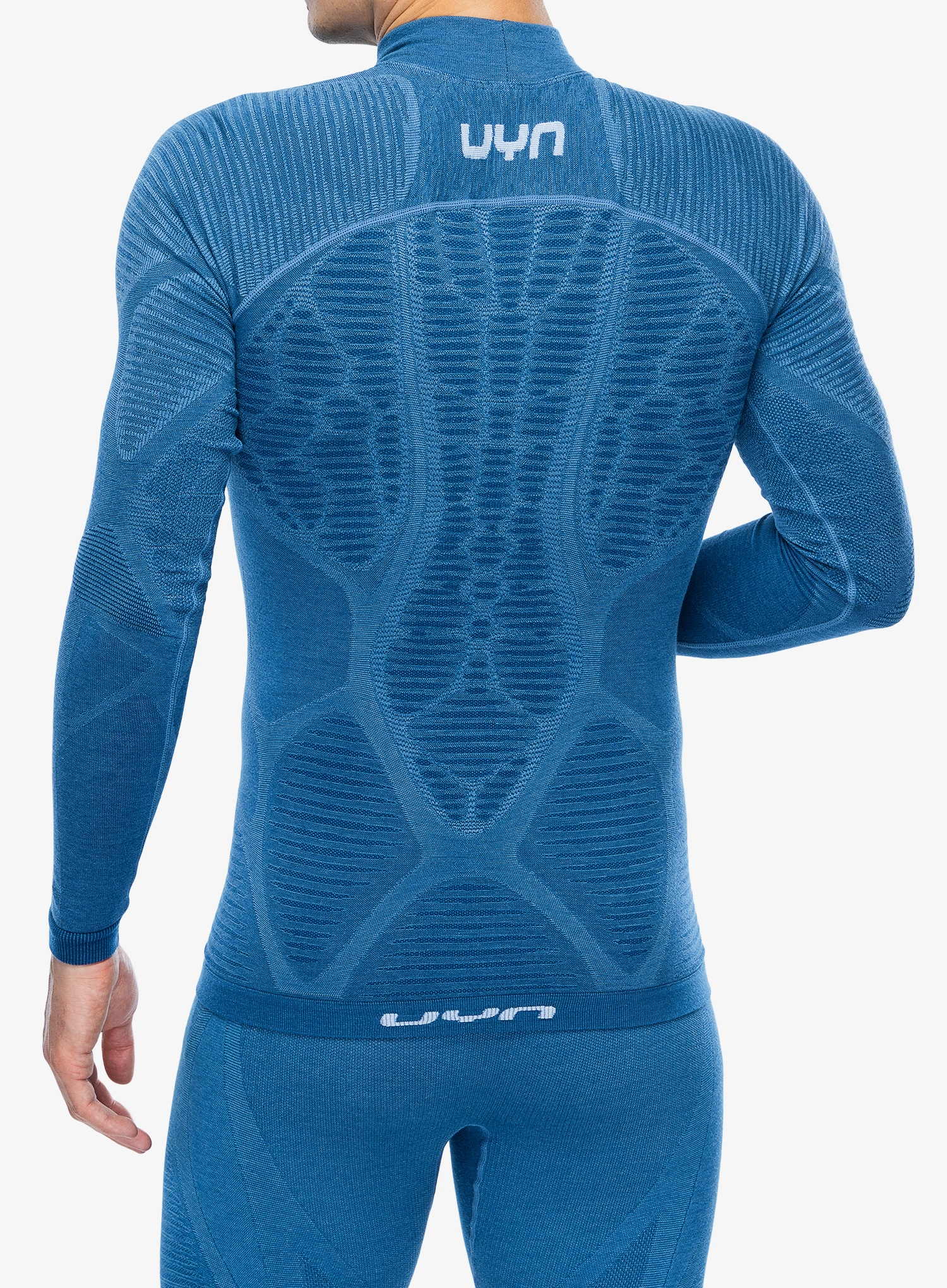 Termoaktivna dukserica UYN Elevatyon Biomorph UW Shirt Long Sleeve Turtle Neck  - blue atoli