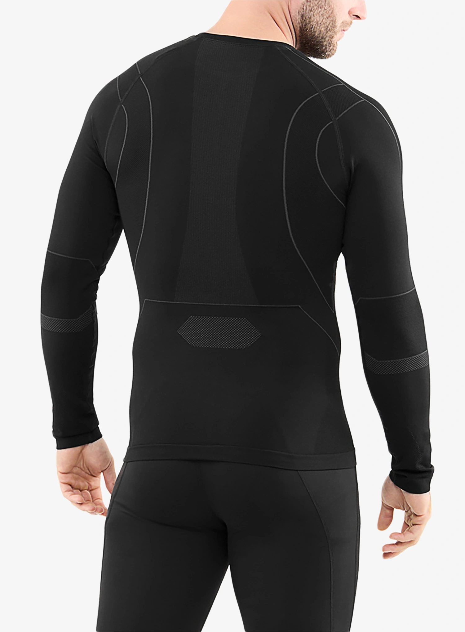 Termoaktivna dukserica Viking Base Layer Gary Longsleeve - black