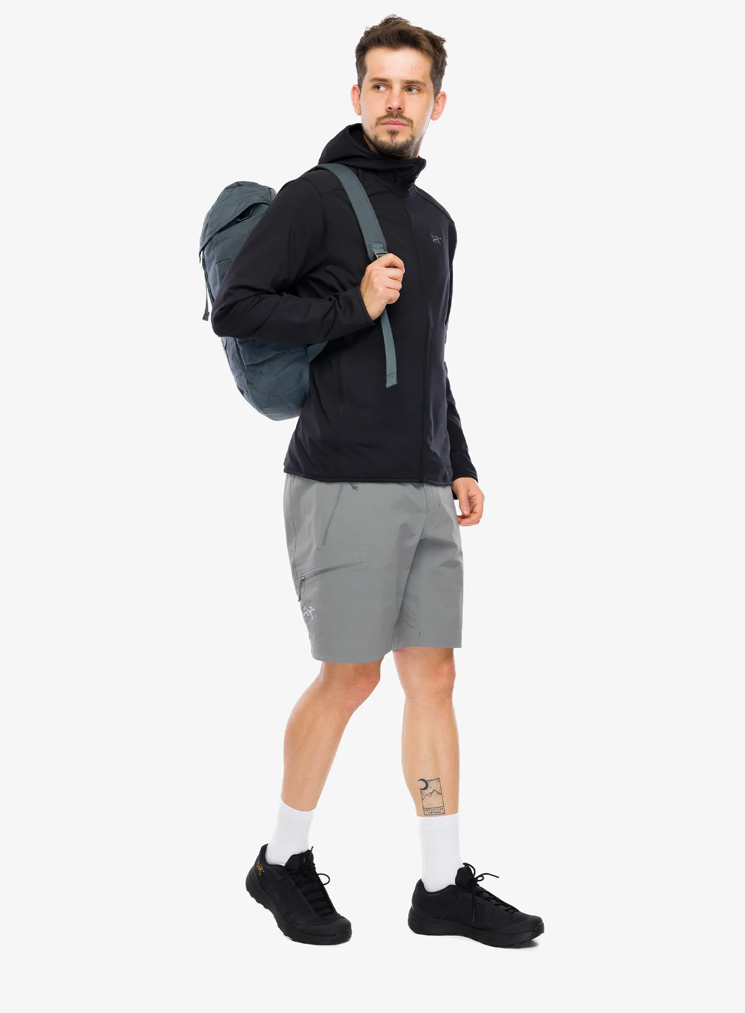 Trekking dukserica Arcteryx Kyanite Lightweight Hoody - black
