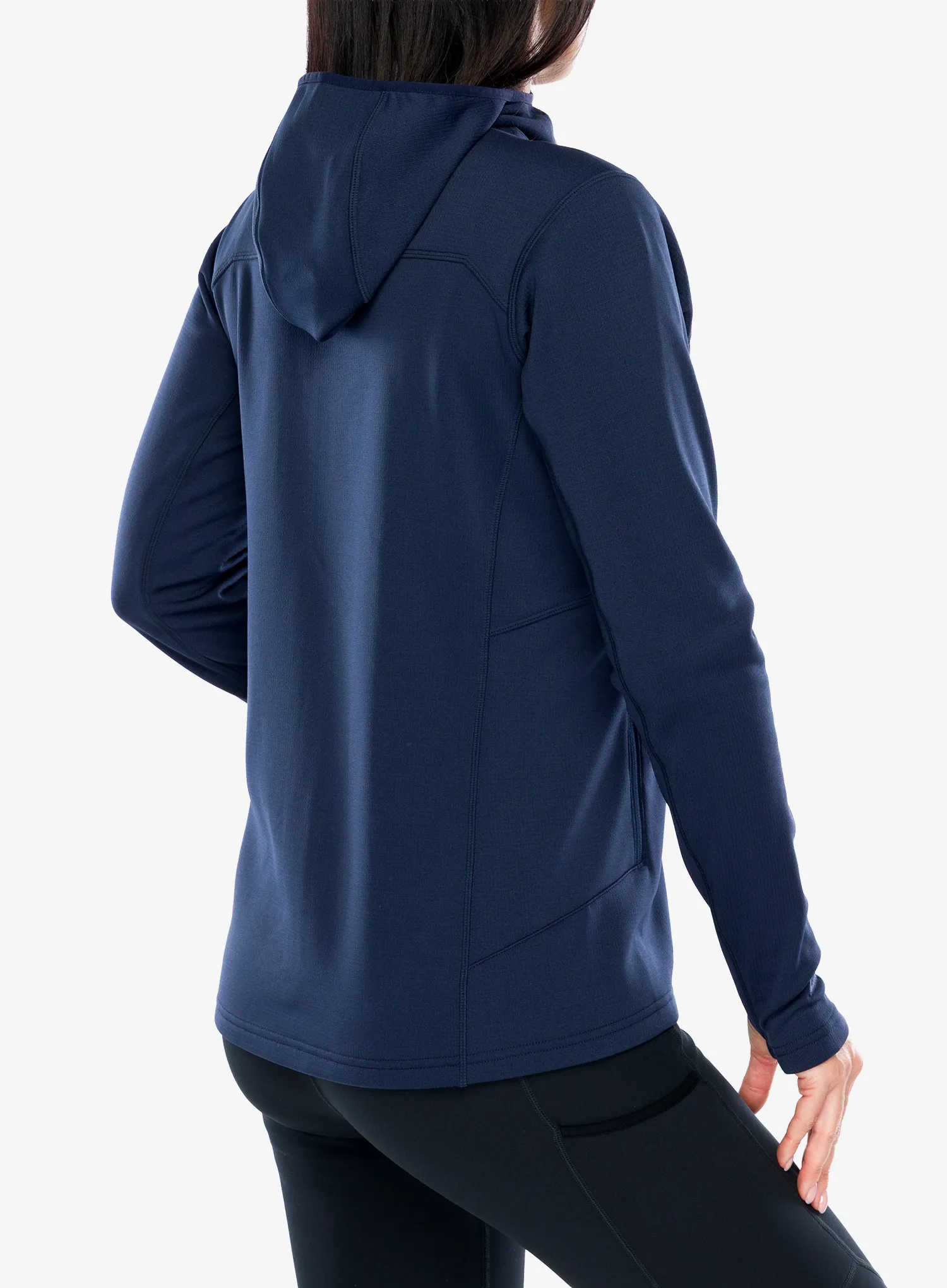 Ženska trekking dukserica Mountain Equipment Durian Hooded Jacket - cosmos/cosmos