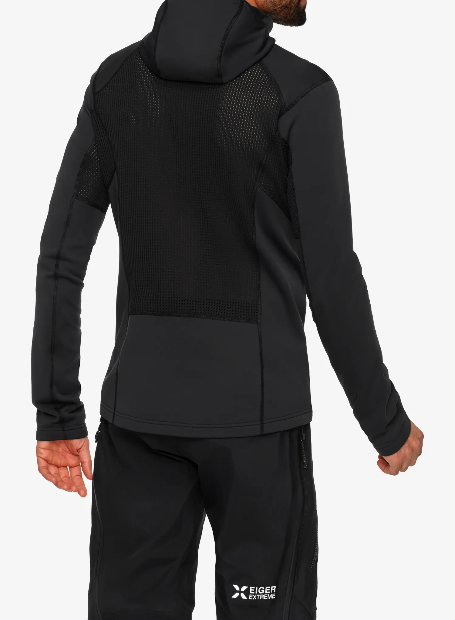 Trekking dukserica Mammut Eiger Nordwand Advanced ML Hooded Jacket - black