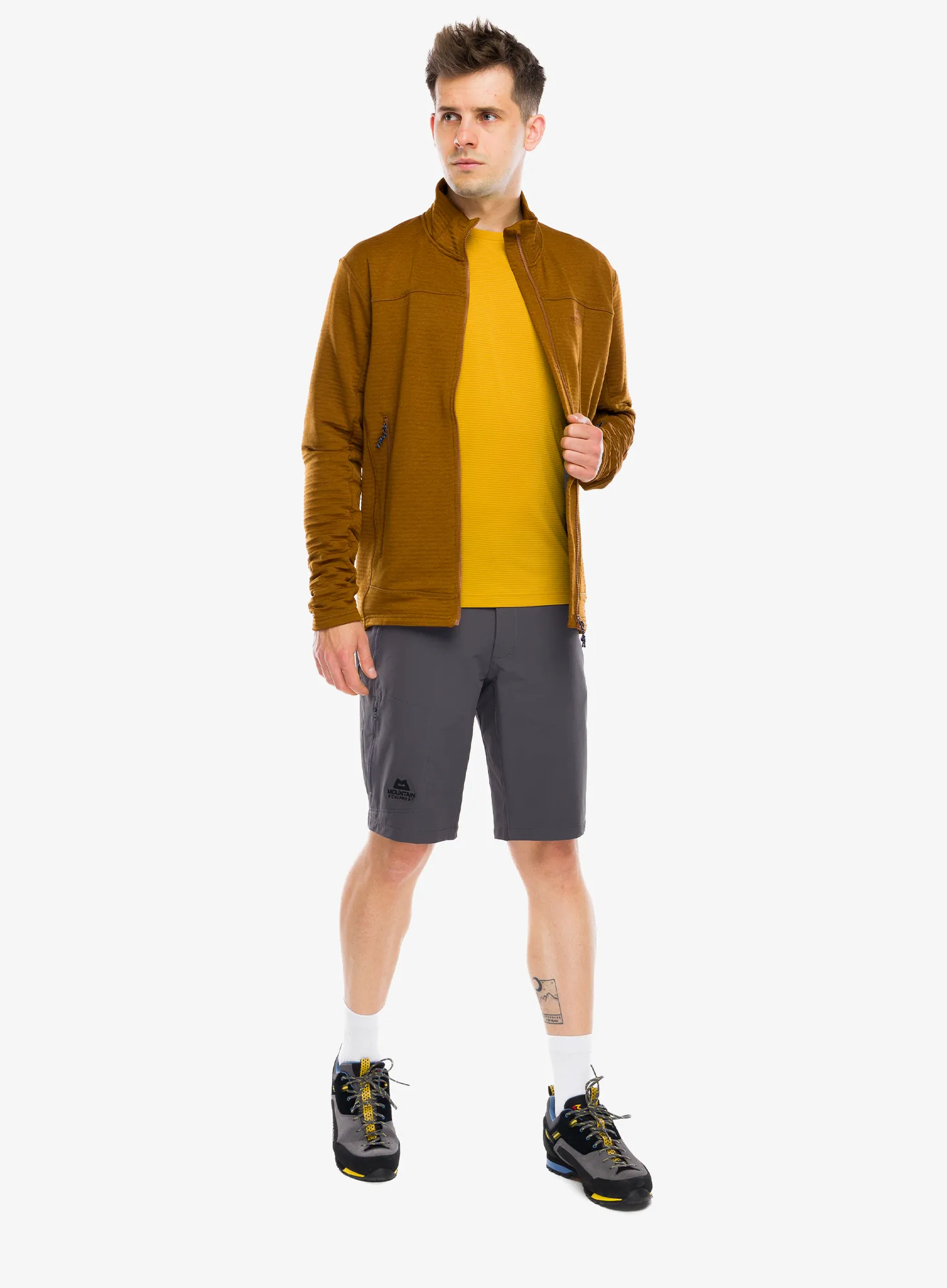 Trekking dukserica Mountain Equipment Apiro Jacket - walnut