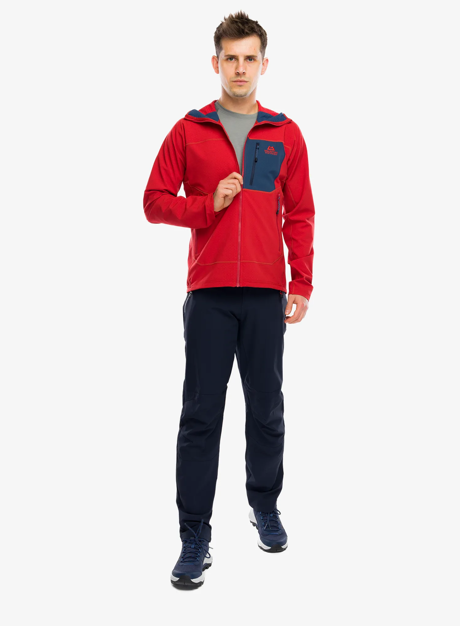 Trekking dukserica Mountain Equipment Arrow Hooded Jacket - dusk/redrock