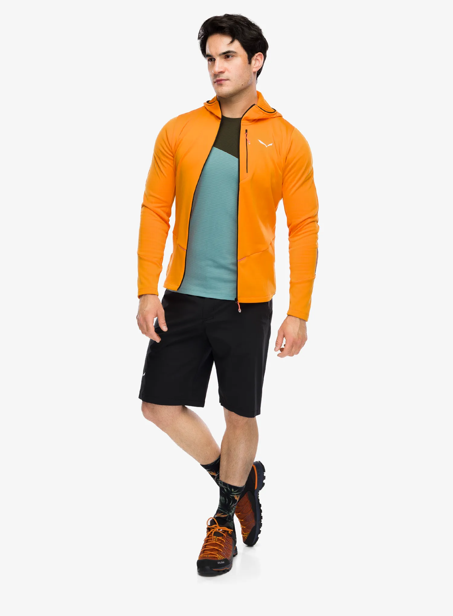 Trekking dukserica Salewa Pedroc PL 3 HD Jacket - turmeric