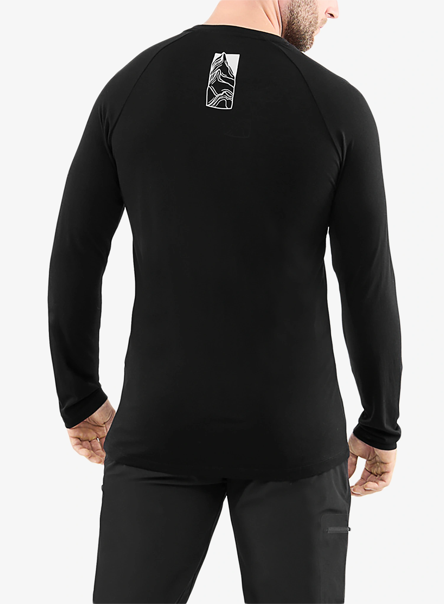 Dukserica Viking Longsleeve Andali - black/light grey