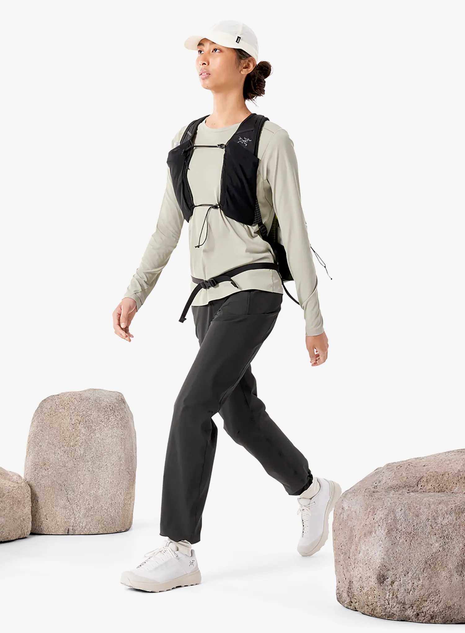 Ženska penjačka dukserica Arcteryx Sunna Crew LS - habitat