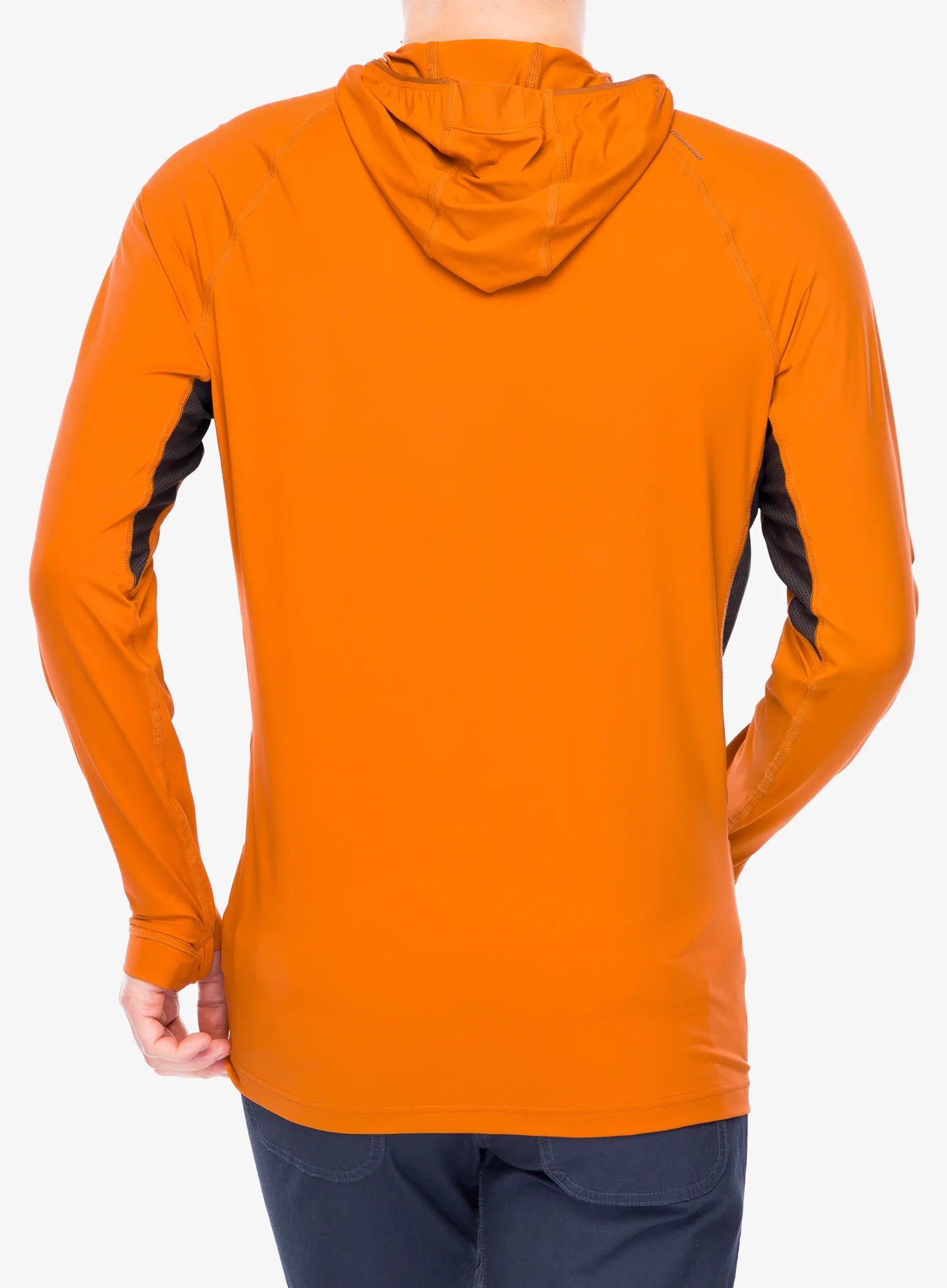 Majica s kapuljačom Black Diamond Alpenglow Pro Hoody - saffron