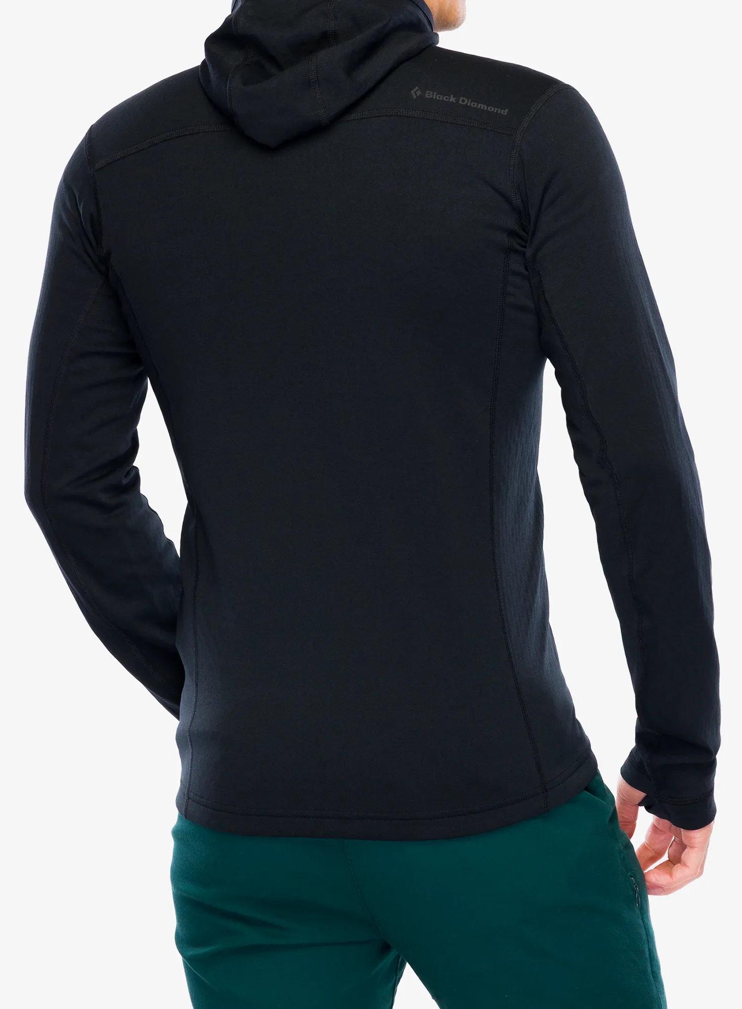 Majica s kapuljačom Black Diamond Coefficient Fleece Hoody - black