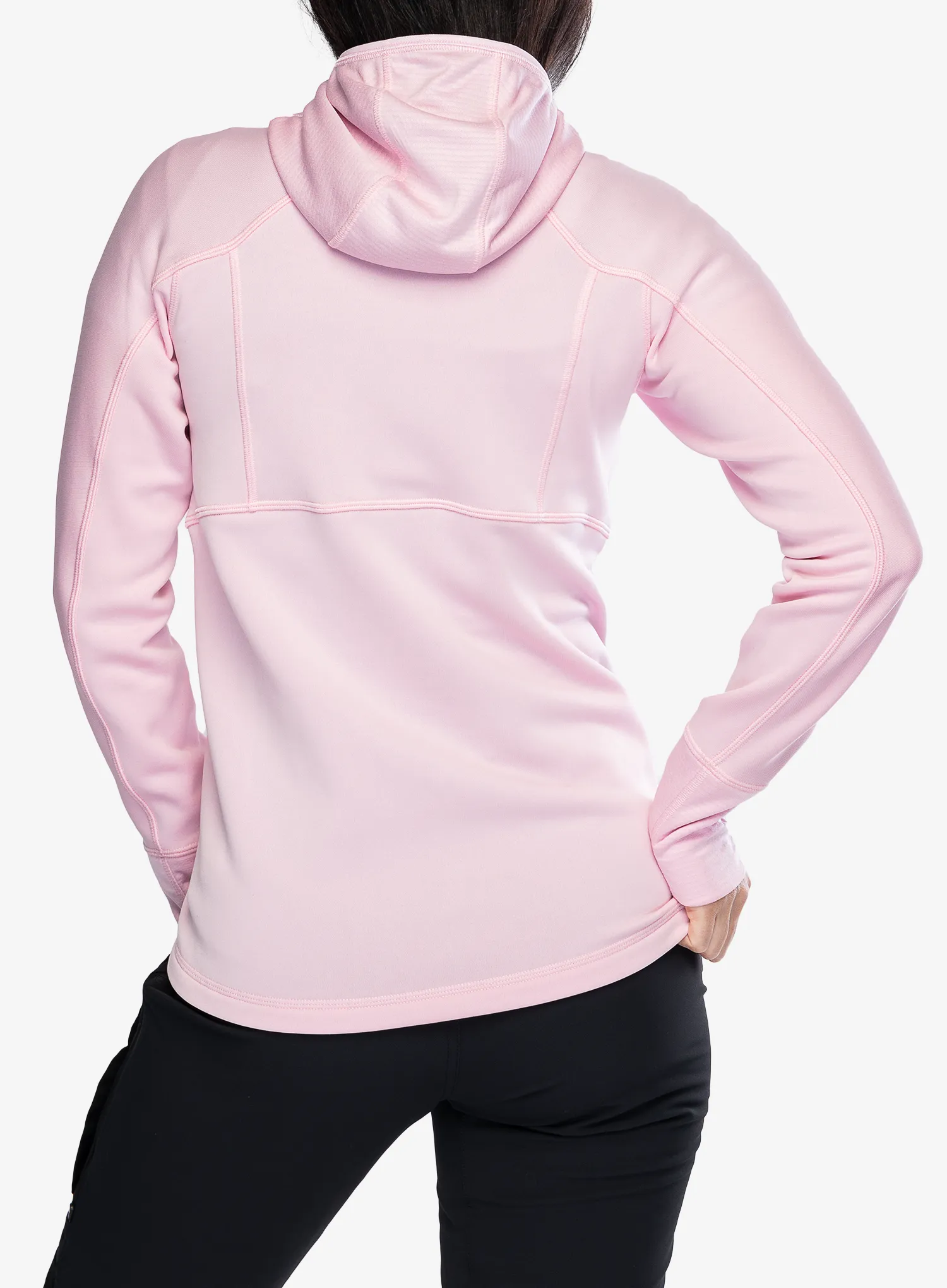 Dukserica s kapuljačom ženska Haglofs Betula Hood - fresh pink