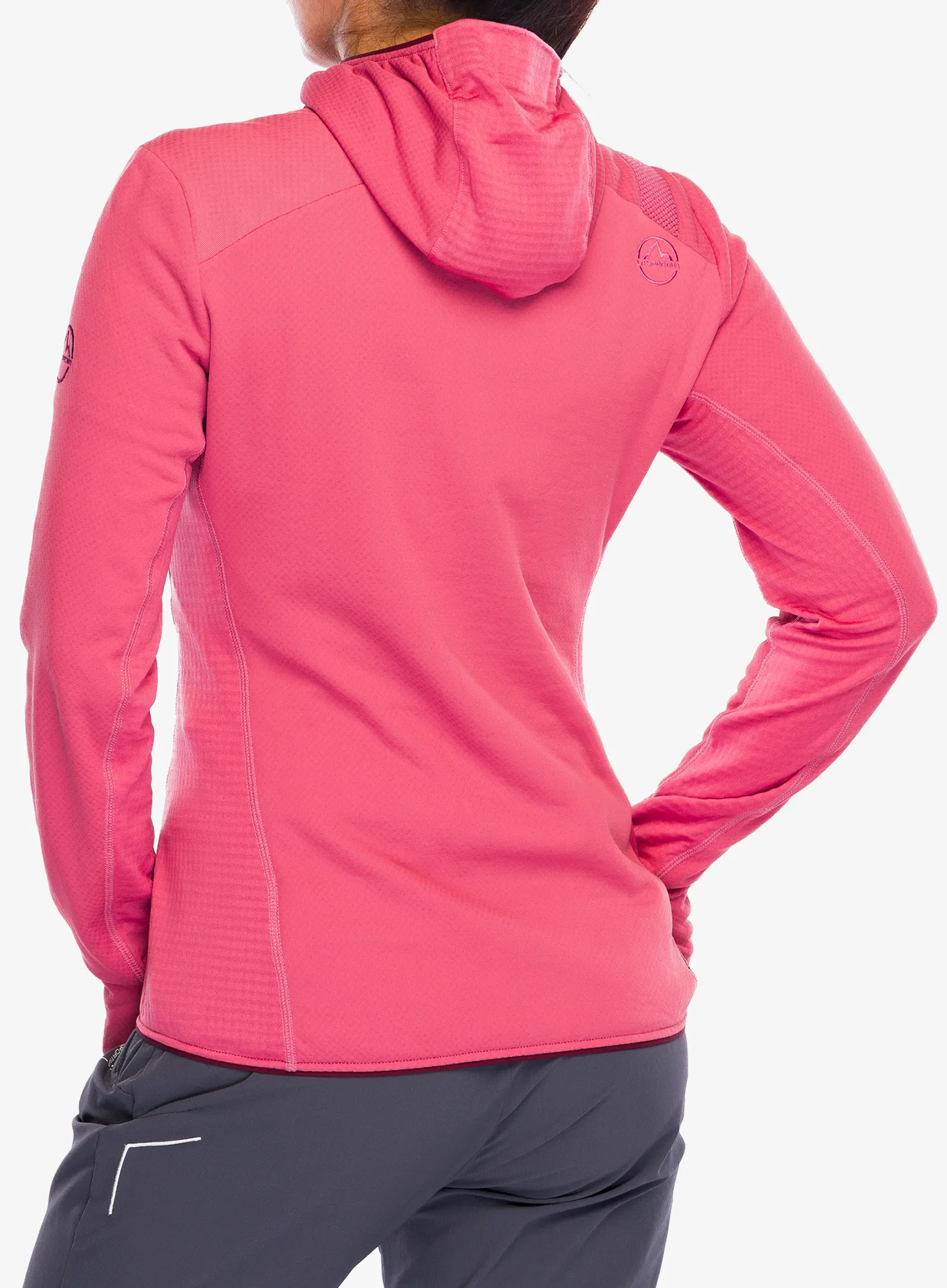 Dukserica s kapuljačom ženska La Sportiva Big Wall Pullover Hoody - rosebay