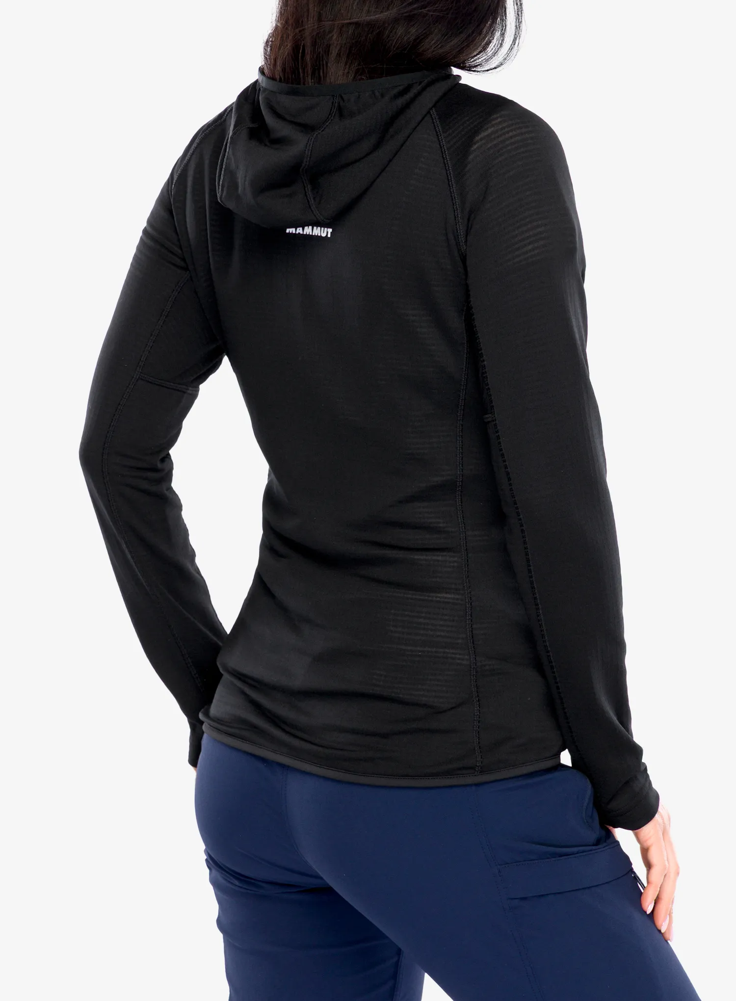 Dukserica s kapuljačom ženska Mammut Aenergy Light ML Hooded Jacket - black