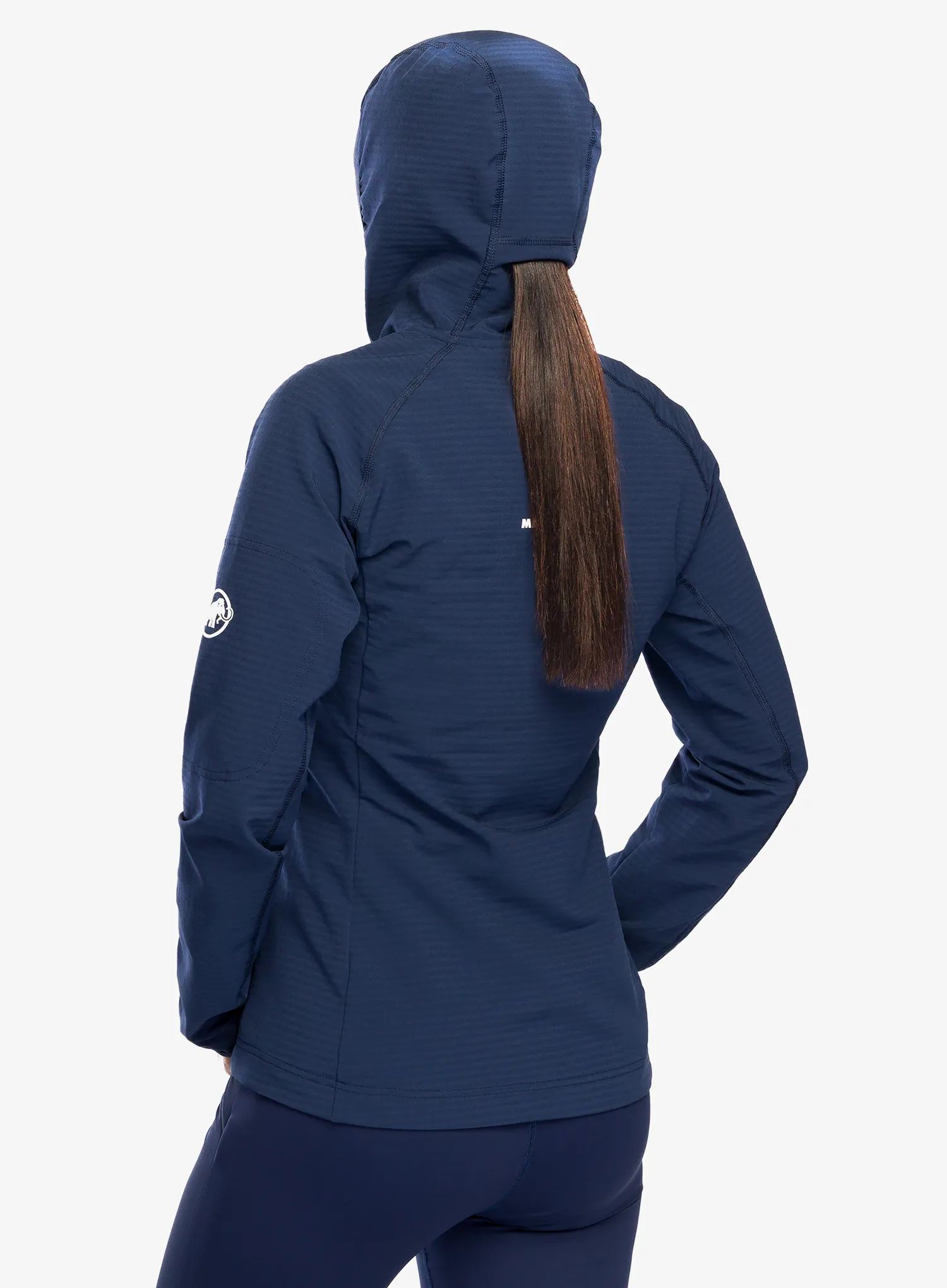 Dukserica s kapuljačom ženska Mammut Madris Light ML Hooded Jacket - marine