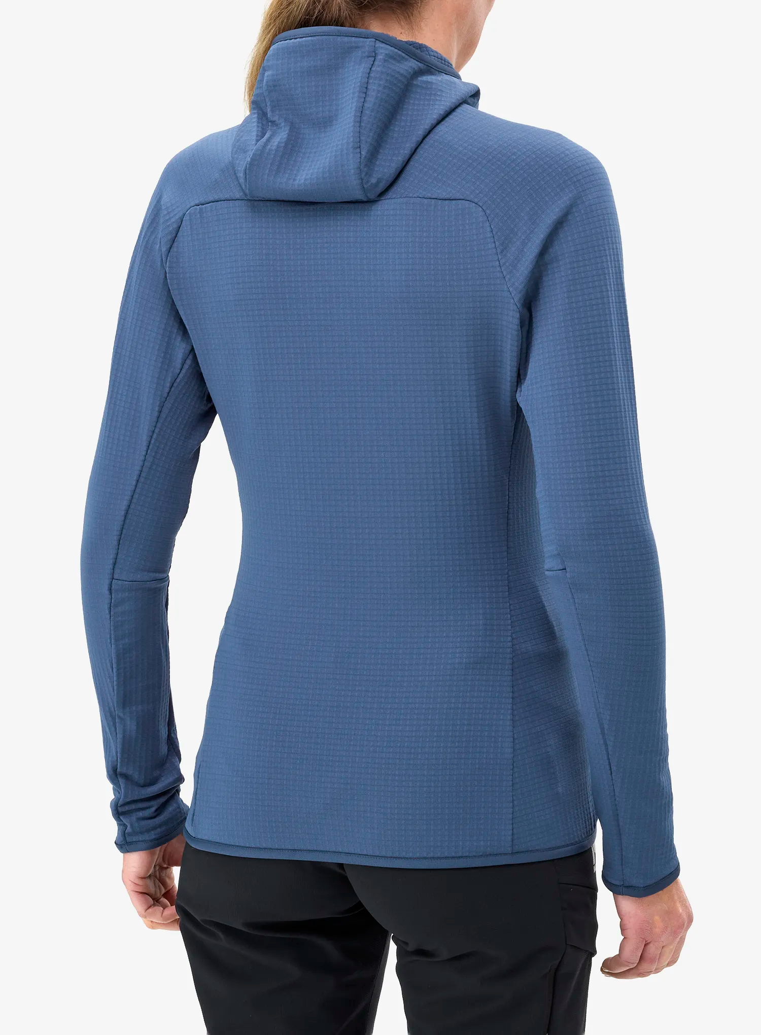 Dukserica s kapuljačom ženska Millet Fusion Grid Hoodie - dark denim