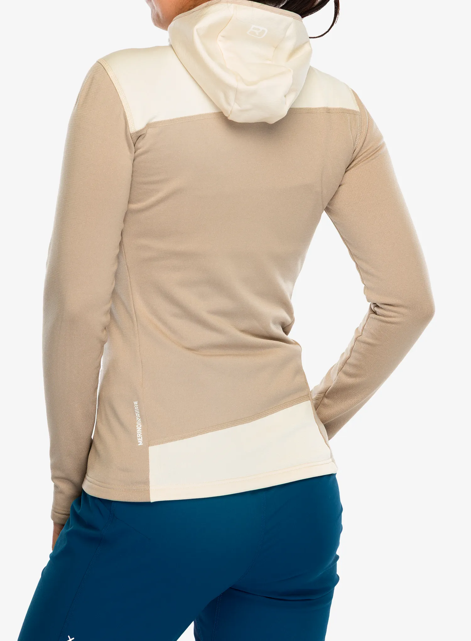 Dukserica s kapuljačom ženska Ortovox Fleece Light Hoody - grey sand