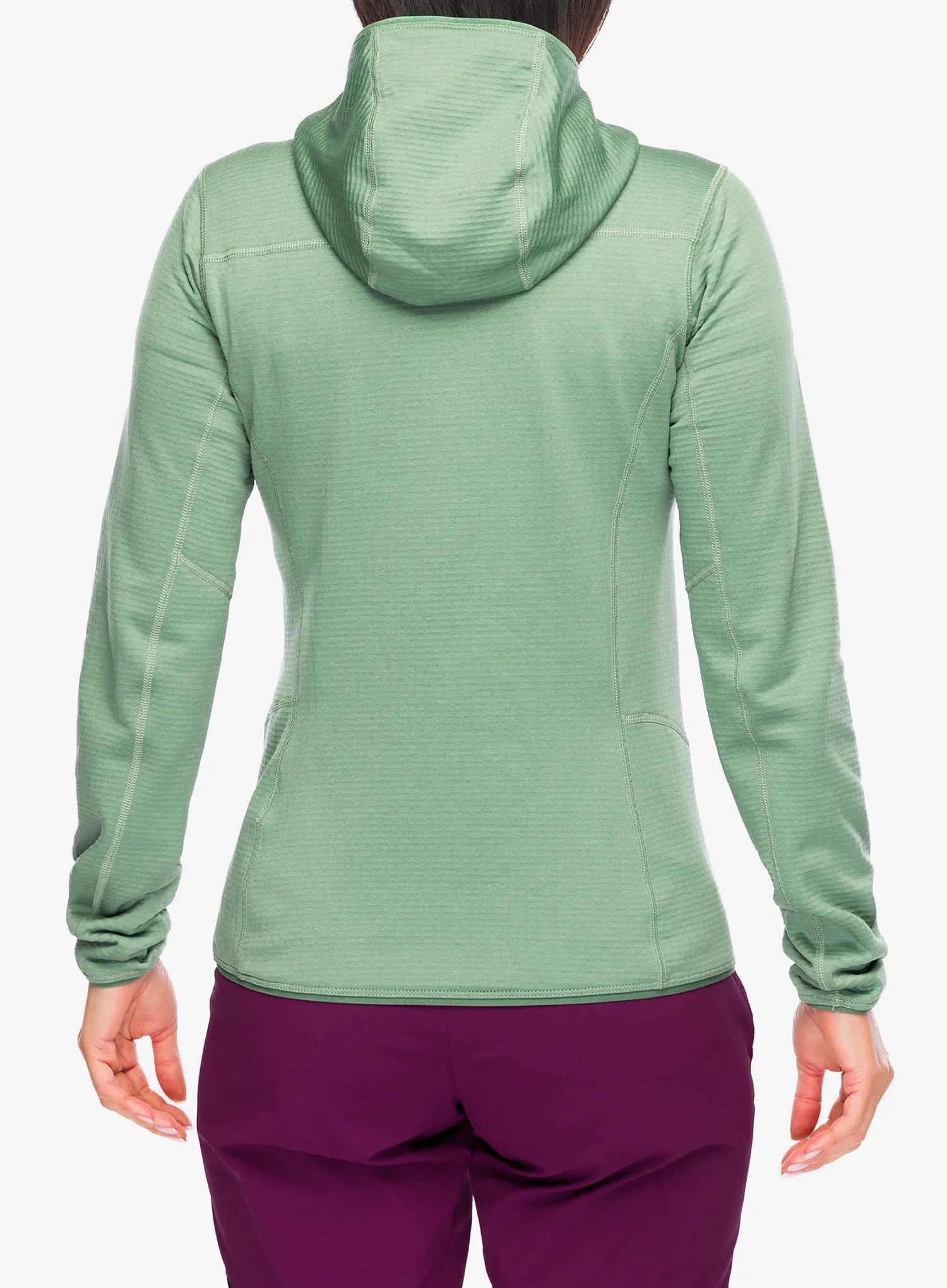 Dukserica s kapuljačom ženska Rab Ascendor Hoody - dark fig green