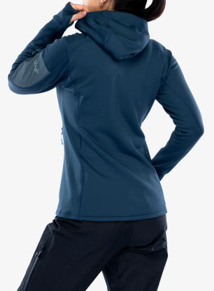 Dukserica s kapuljačom ženska Rab Modulus Hoody - tempest blue
