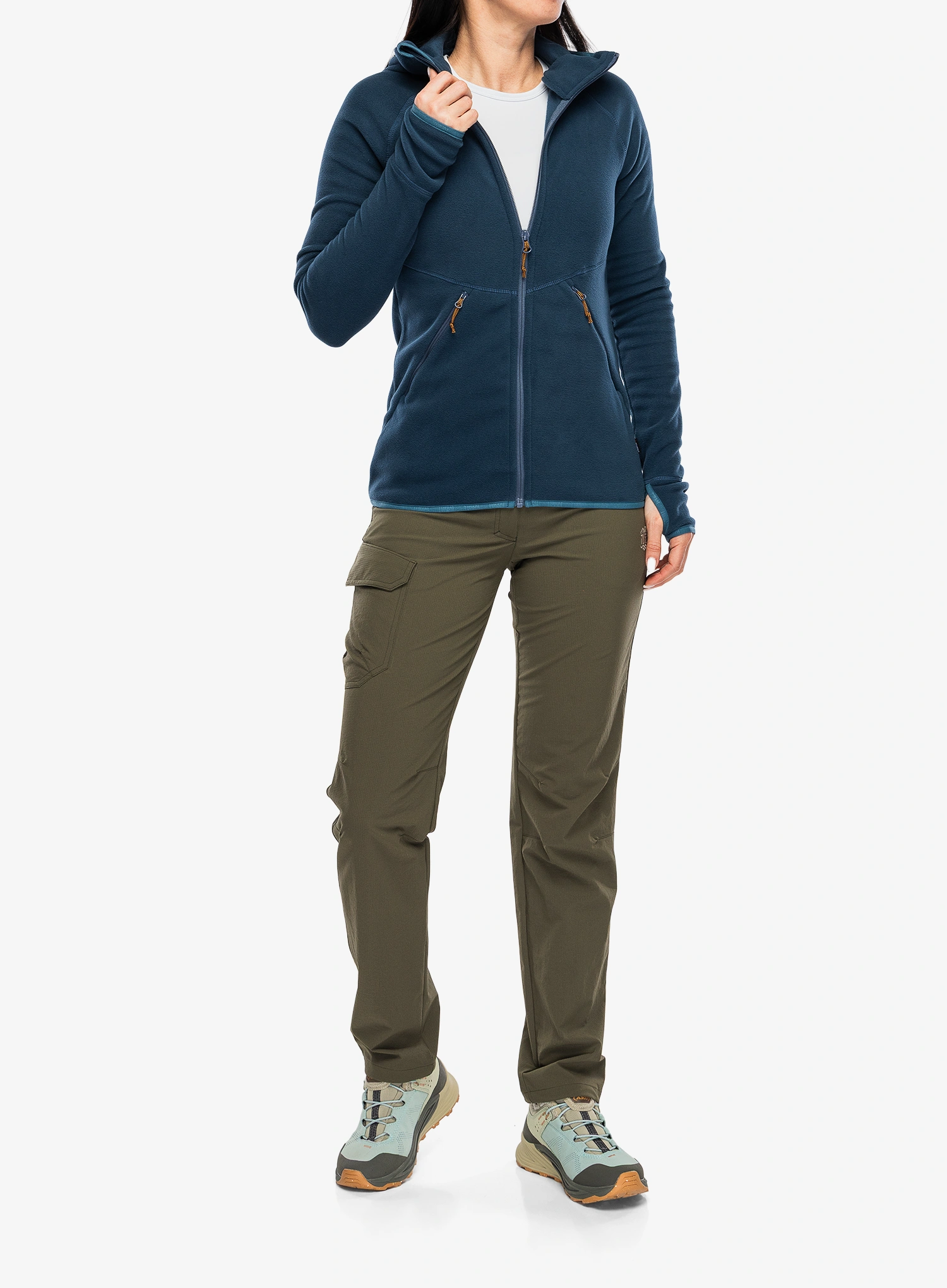 Dukserica s kapuljačom ženska Turbat Annapurna Fleece - midnight navy