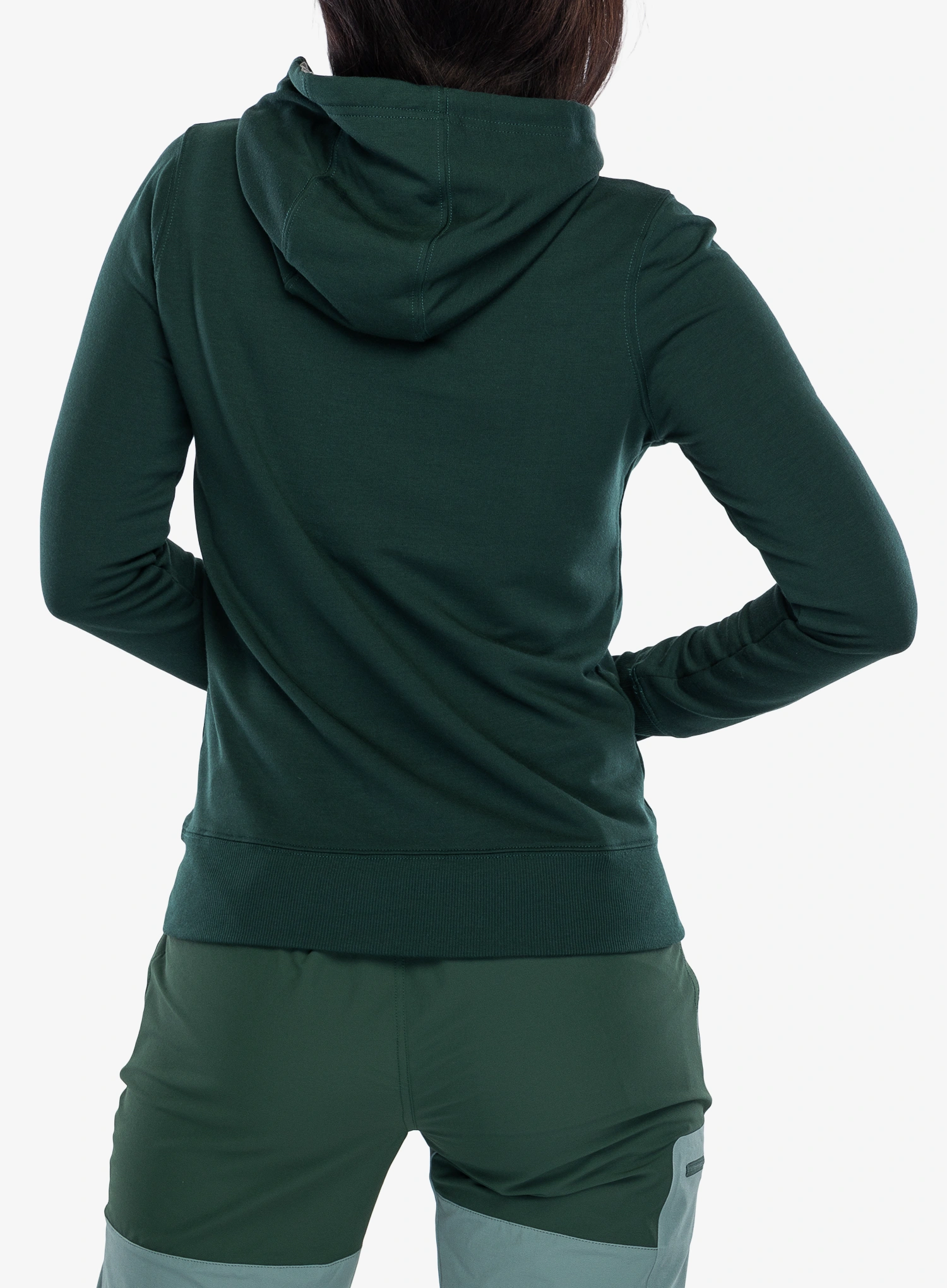 Dukserica s kapuljačom ženska Viking Panaka Hoodie Bamboo - green