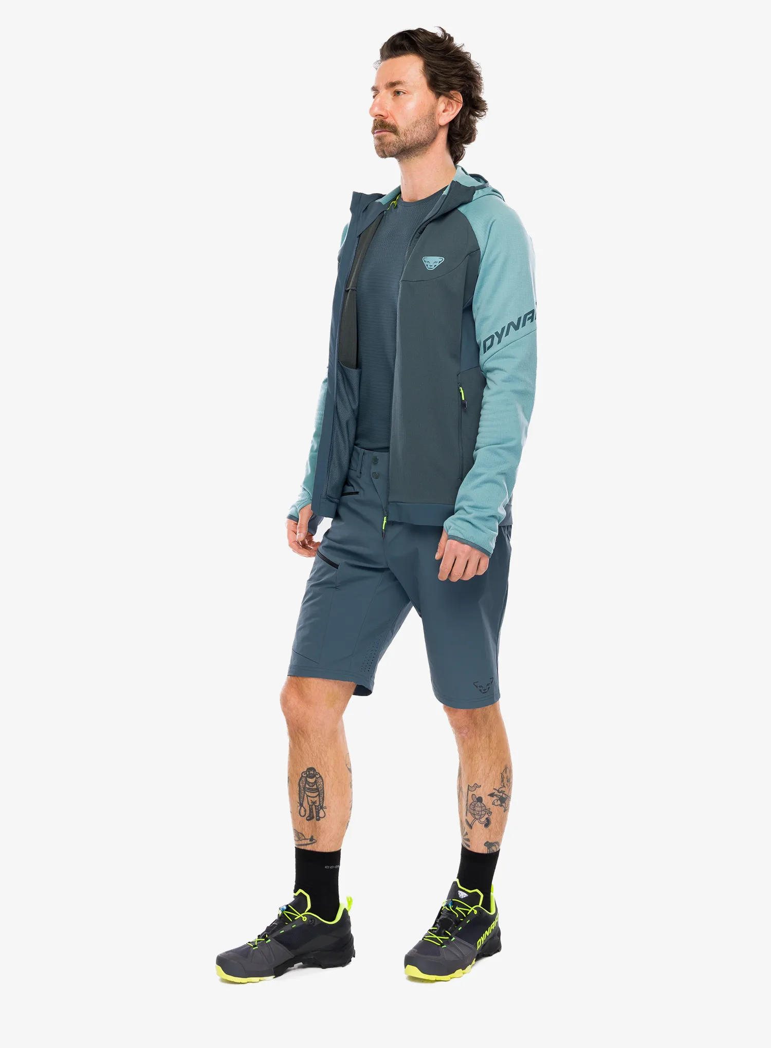 Majica s kapuljačom Dynafit Transalper Ptc Hooded JKT - smoke blue
