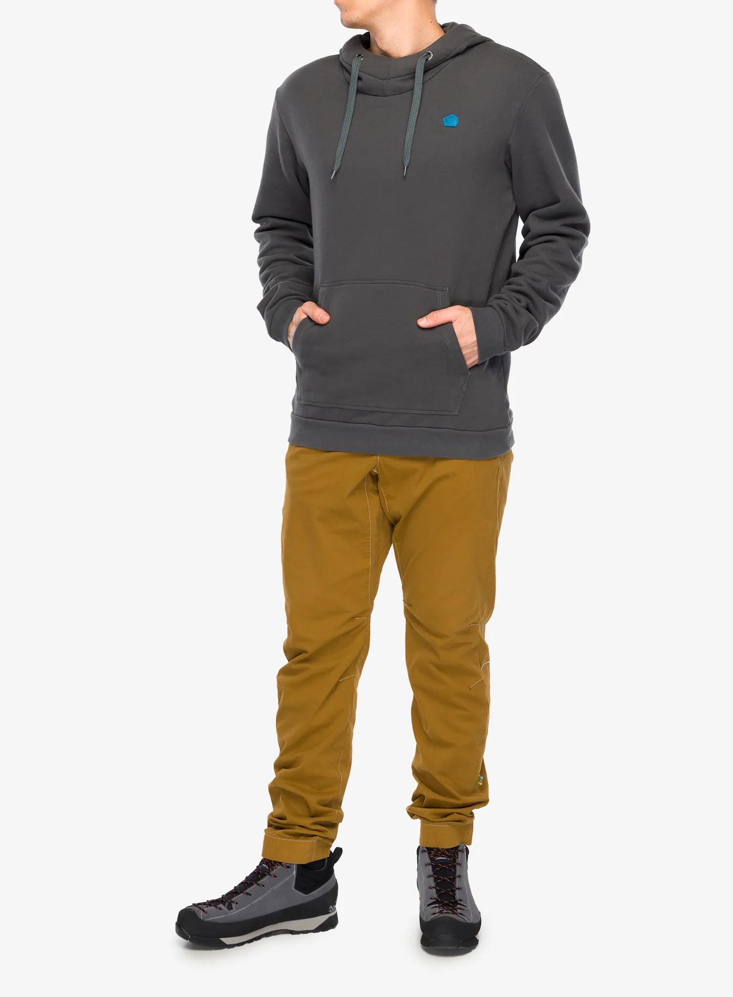 Majica s kapuljačom E9 Cera - ash