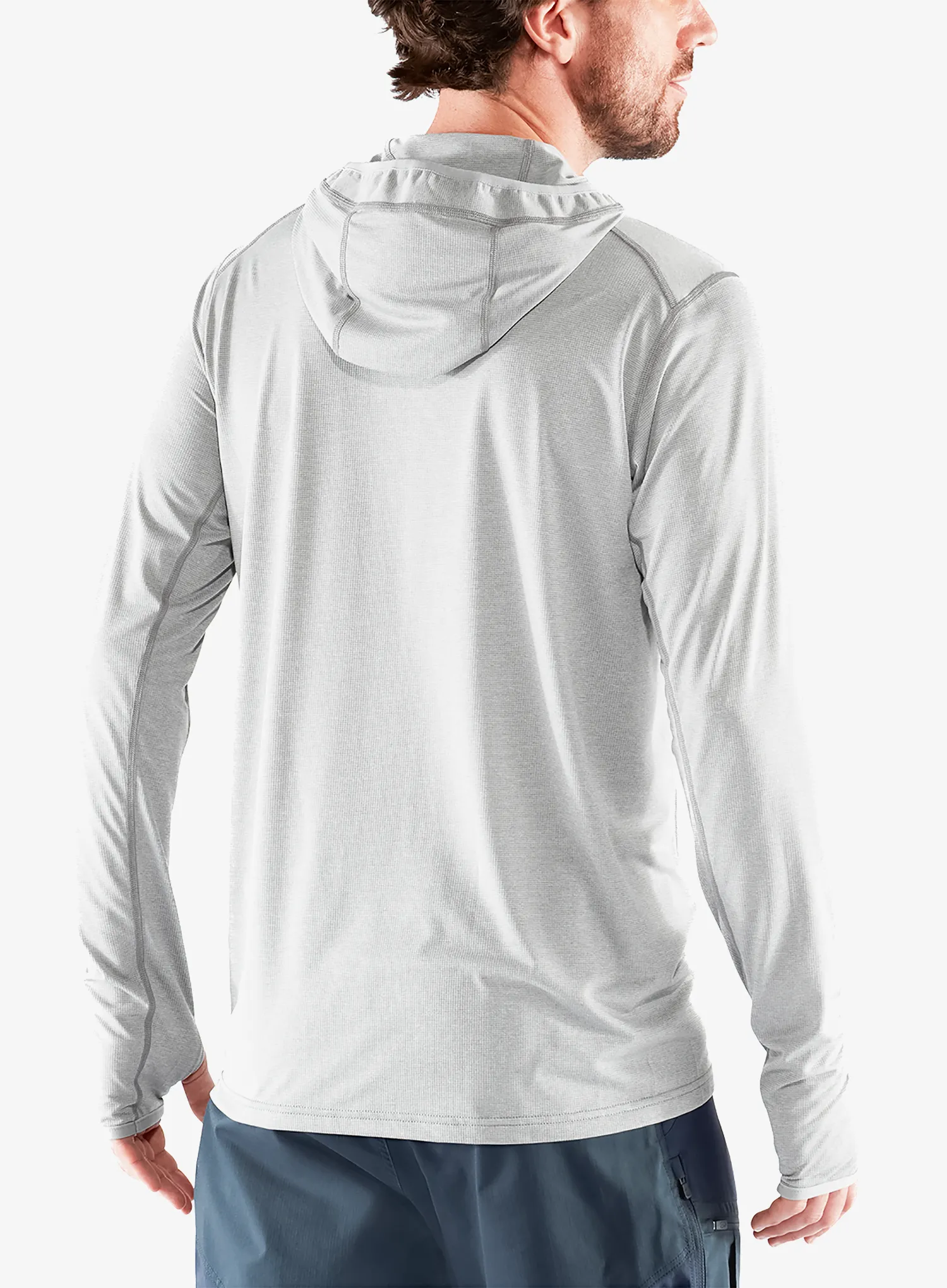 Majica s kapuljačom Fjallraven Abisko Sun-hoodie - shark grey