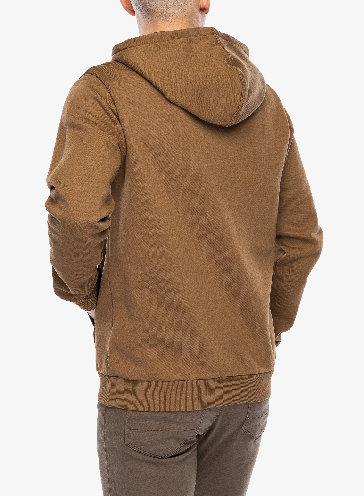 Majica s kapuljačom Fjallraven Logo Hoodie - wood brown