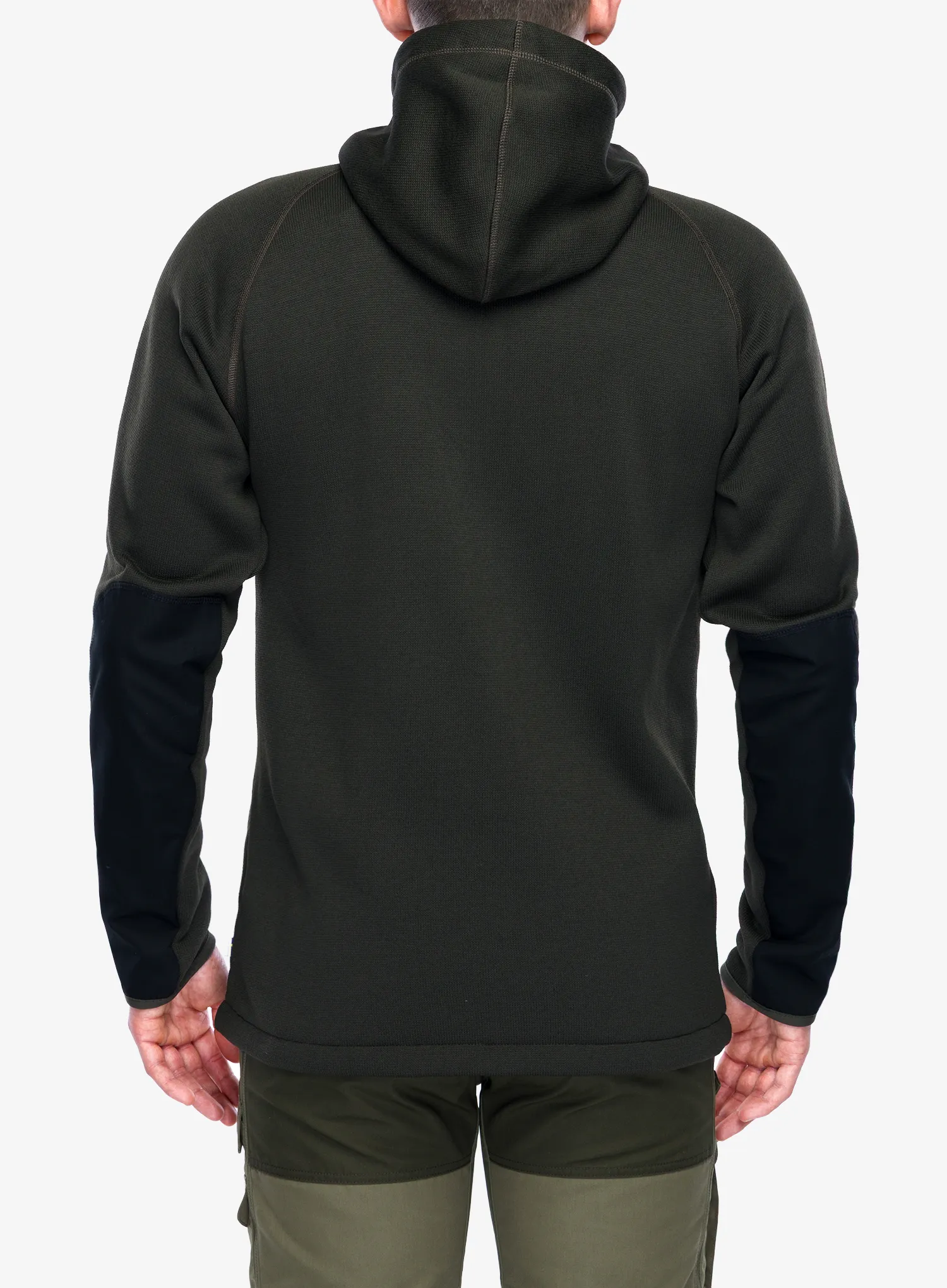 Majica s kapuljačom Fjallraven Ovik Fleece Hoodie - deep forest