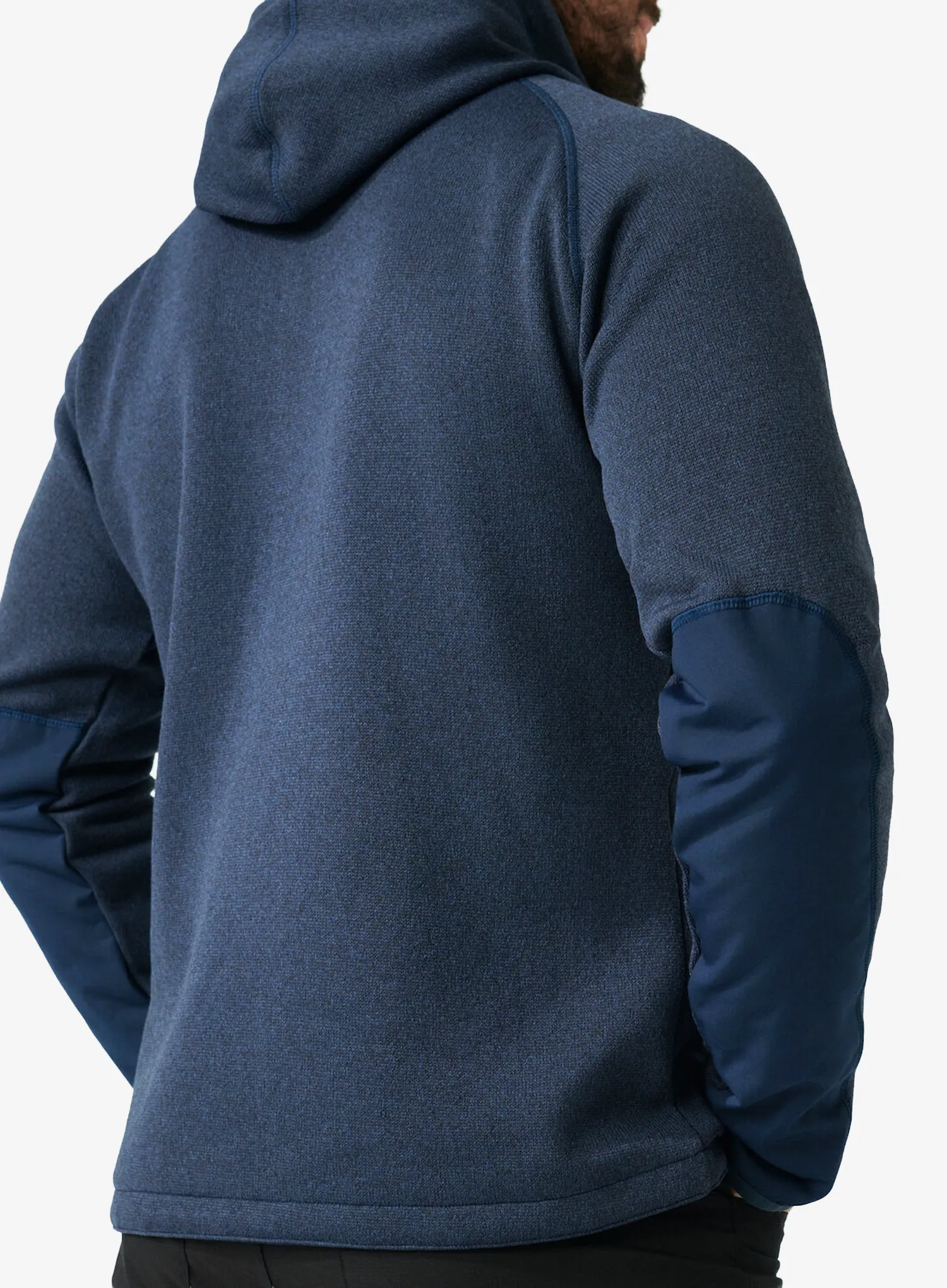 Majica s kapuljačom Fjallraven Ovik Fleece Hoodie - navy