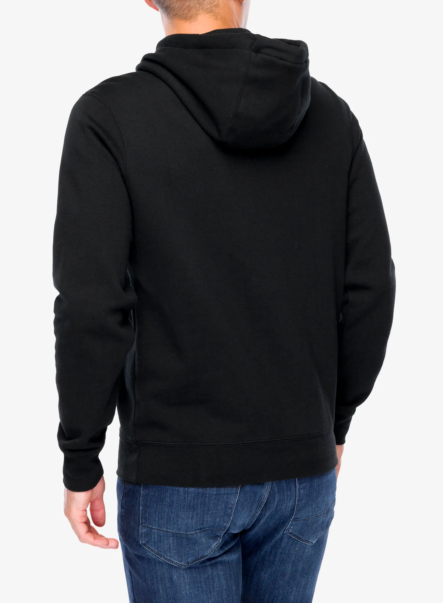 Majica s kapuljačom Fox Absolute Fleece Po - black