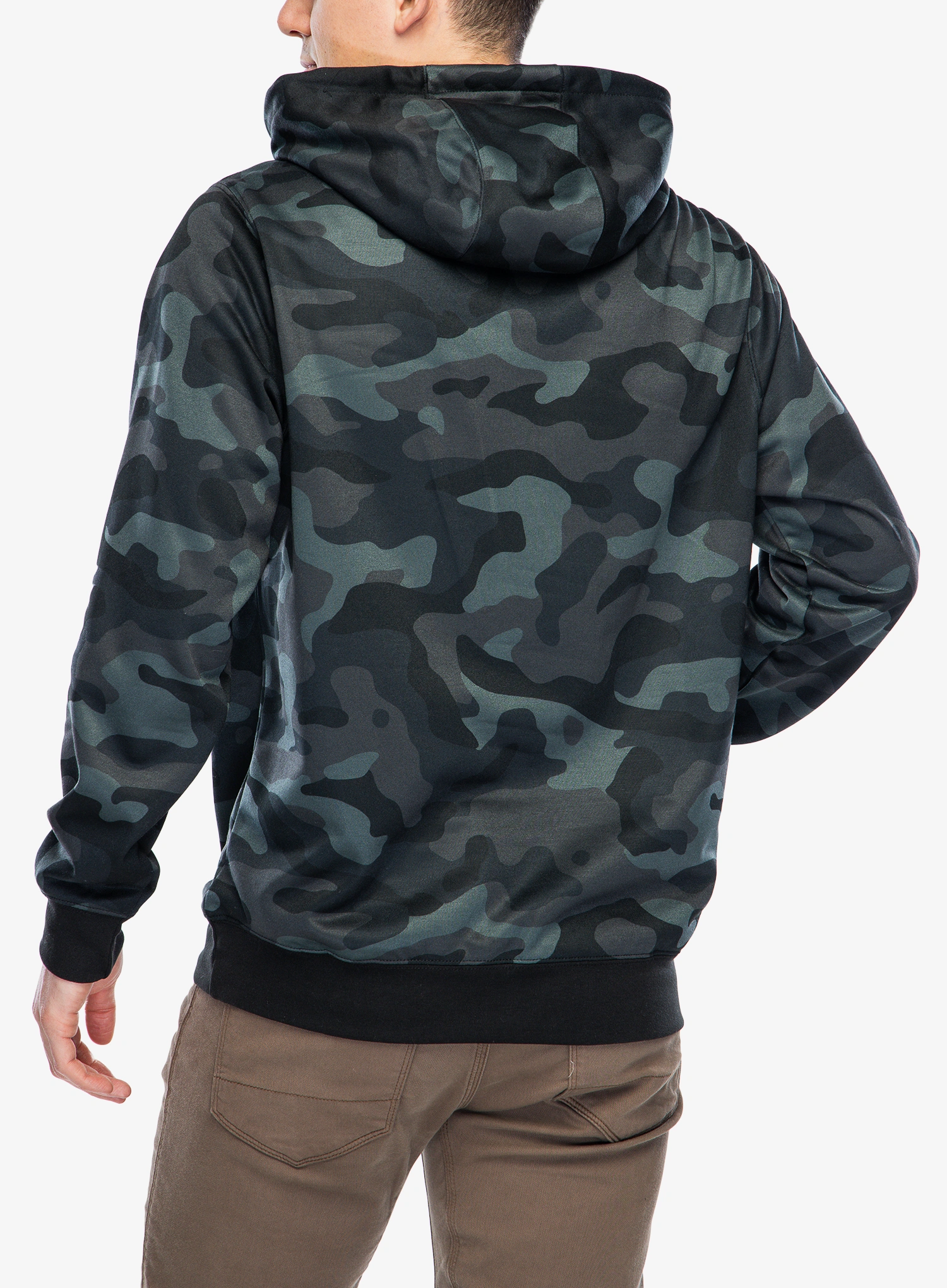 Majica s kapuljačom Fox Head Camo Pullover Hoodie - black como