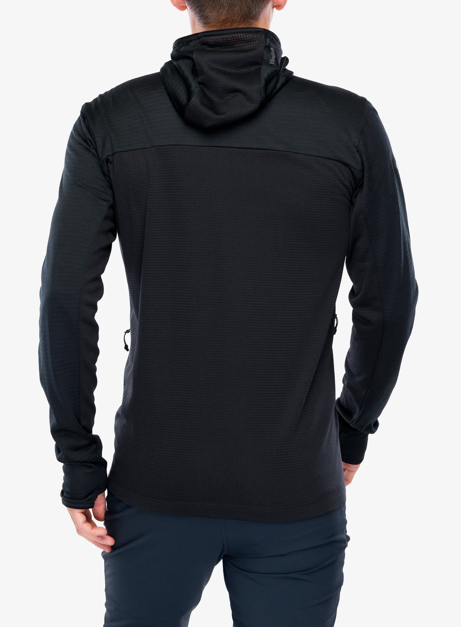 Majica s kapuljačom Haglofs L.I.M Mid Fast II Hood - true black