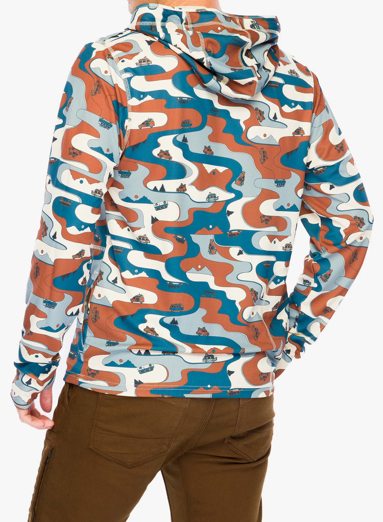 Majica s kapuljačom Kavu Sol Hoodie - dream van blues
