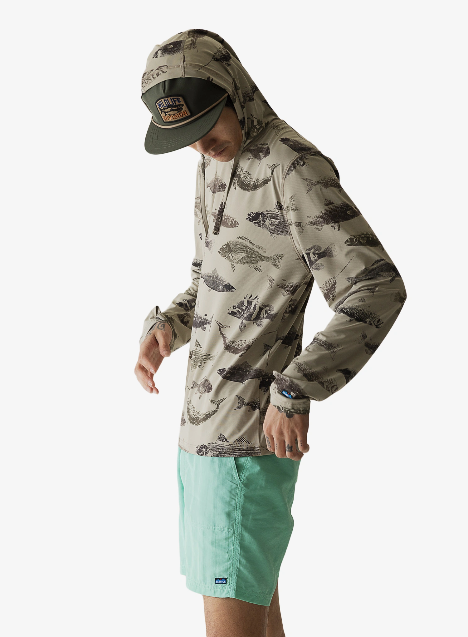 Majica s kapuljačom Kavu Sunday Hoodie - fish big