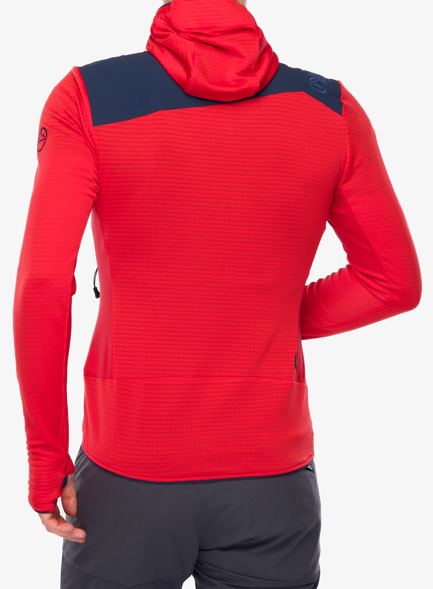 Majica s kapuljačom La Sportiva Aequilibrium Thermal Hoody - mountain red