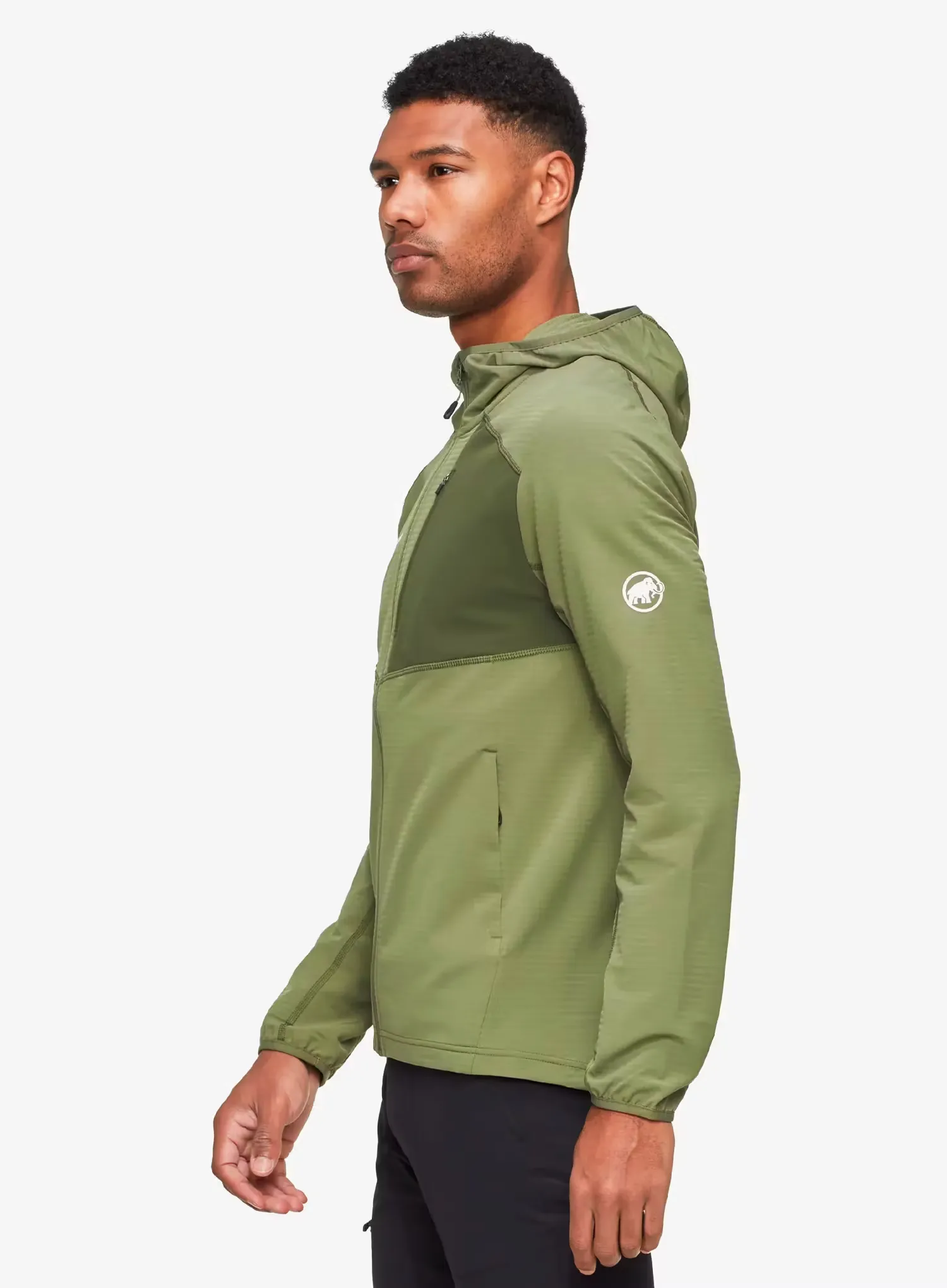 Majica s kapuljačom Mammut Madris Light ML Hooded Jacket - marsh