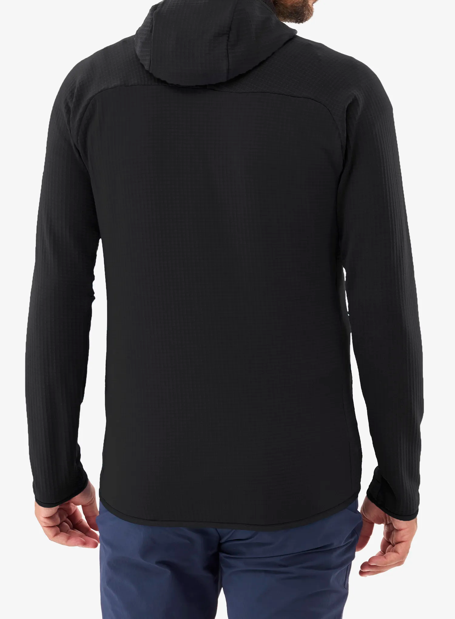 Majica s kapuljačom Millet Fusion Grid Hoodie - black/noir