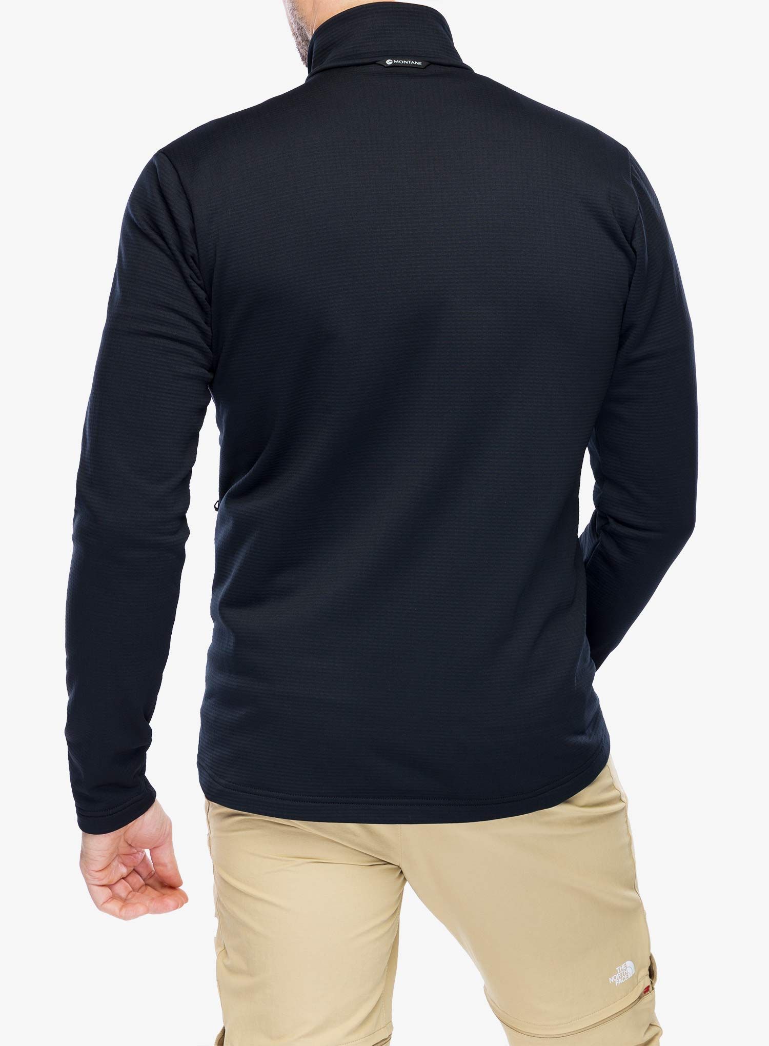 Dukserica na otkopčavanje Montane Protium Jacket - black/black