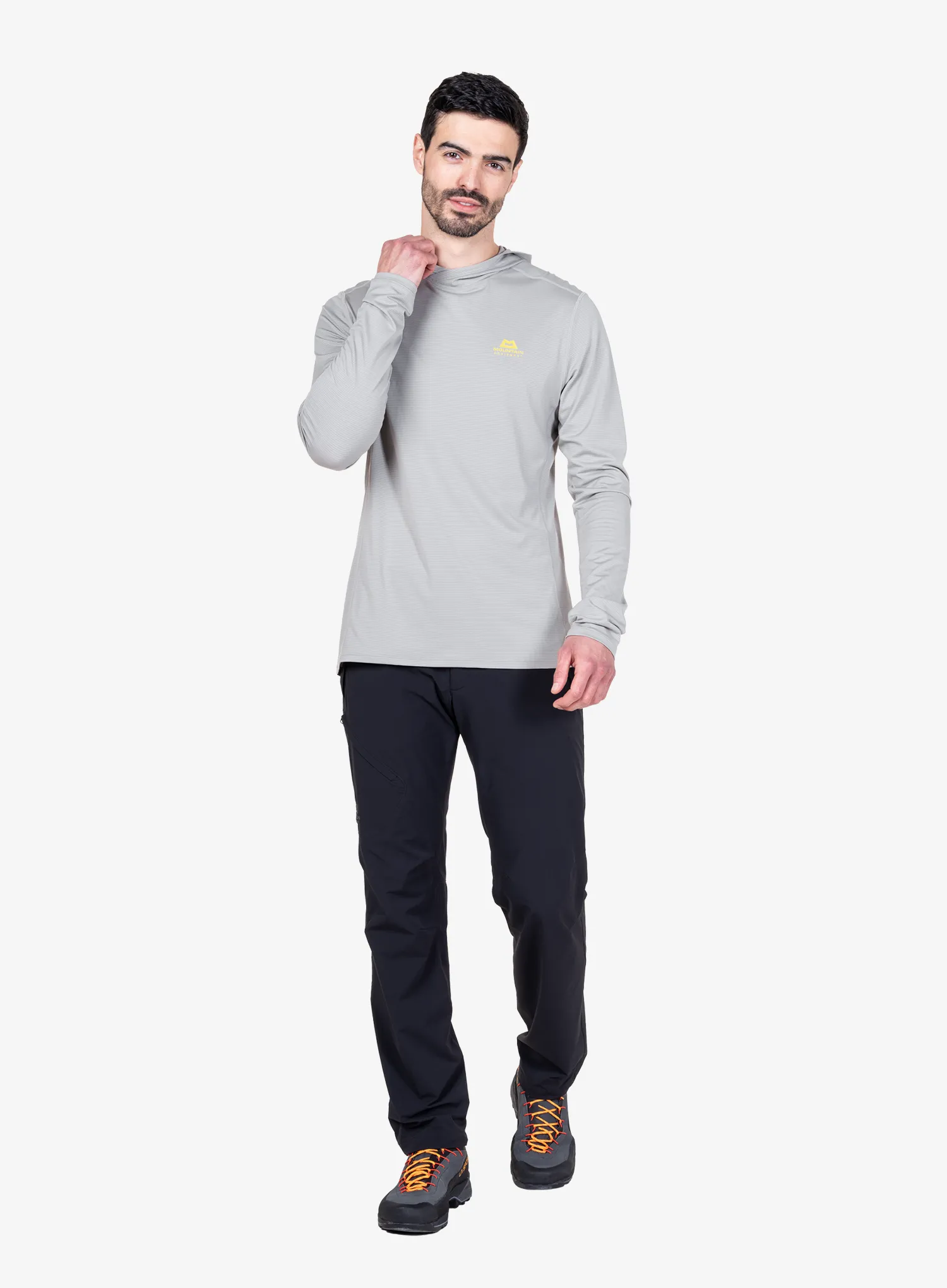 Majica s kapuljačom Mountain Equipment Glace Hooded Top - mist