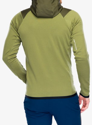 Majica s kapuljačom Ortovox Fleece Grid Hoody - wild herbs