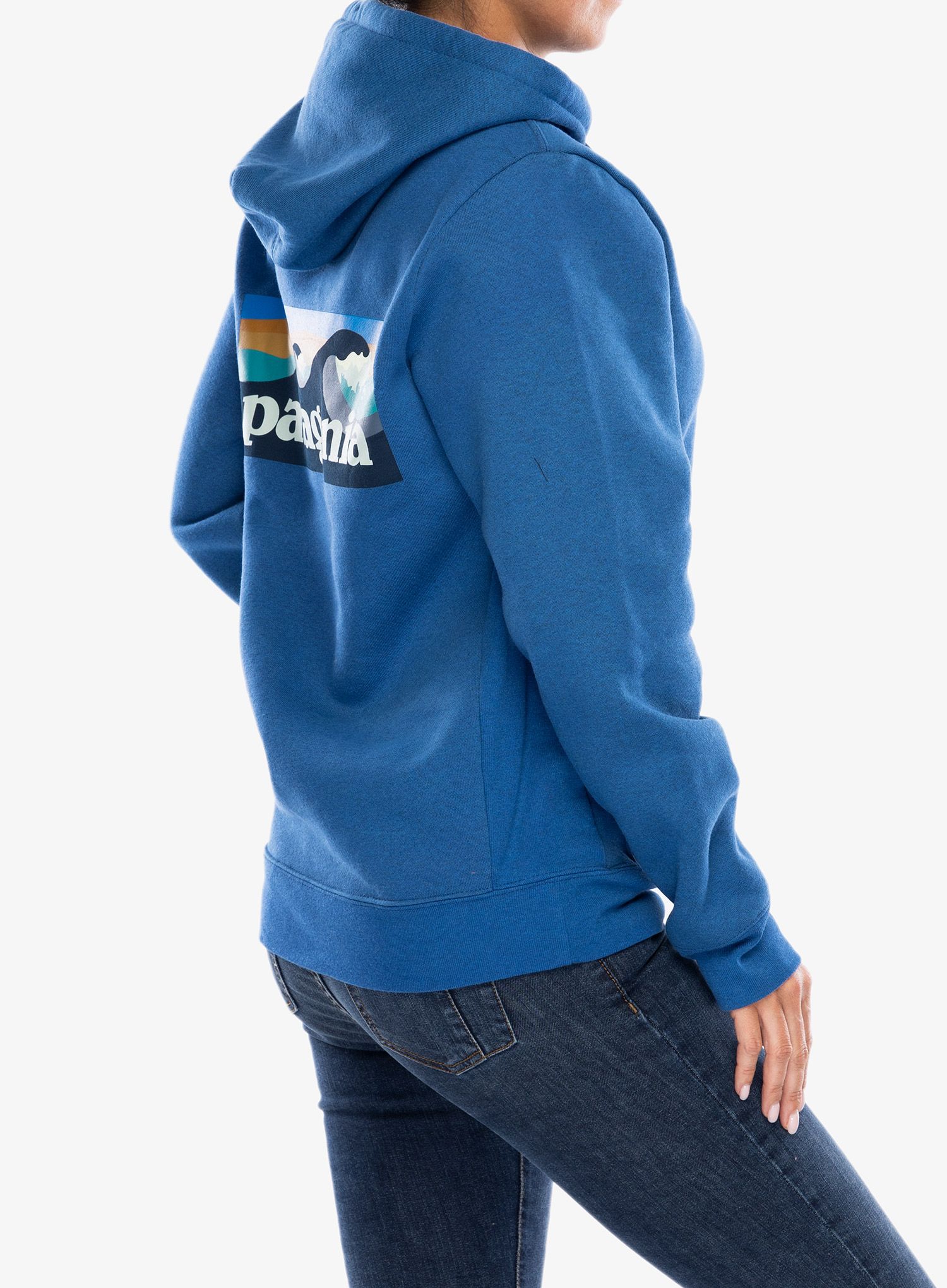 Majica s kapuljačom Patagonia Boardshort Logo Uprisal Hoody - endles blue