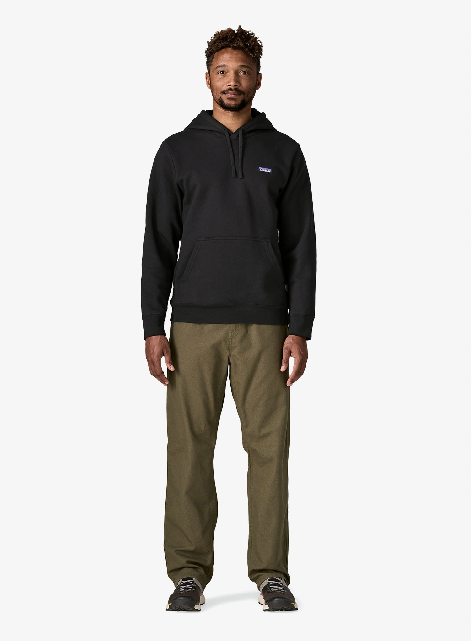 Majica s kapuljačom Patagonia P-6 Label Uprisal Hoody - black