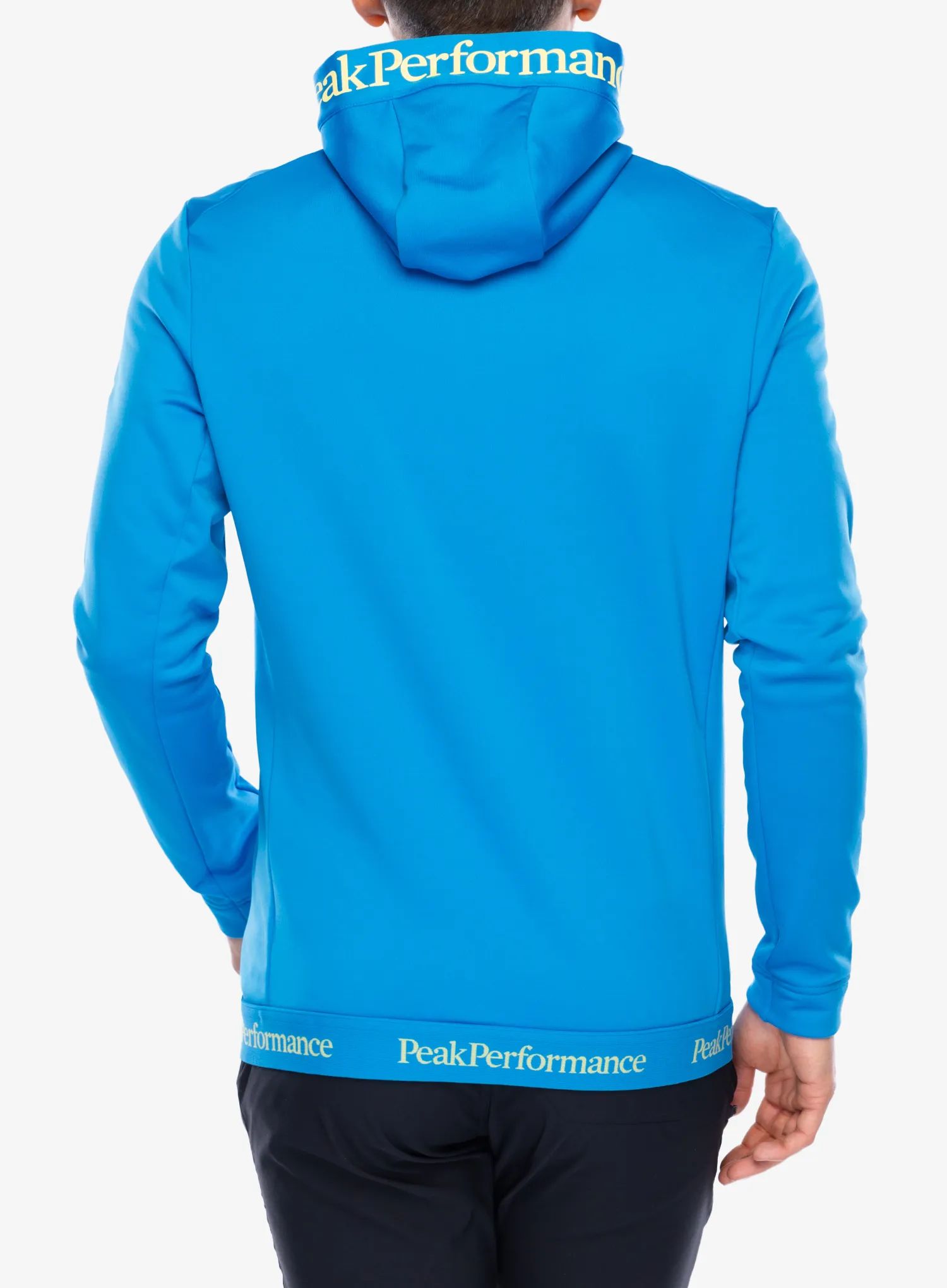 Majica s kapuljačom Peak Perfomance Rider Tech Zip Hood - brilliant blue