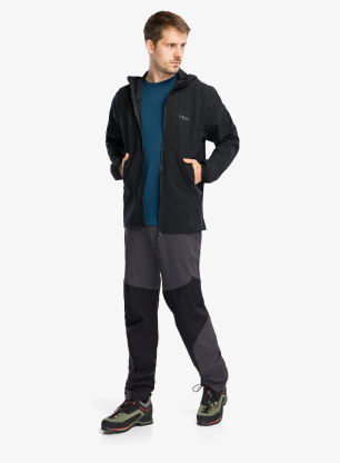 Majica s kapuljačom Rab Quantra Pro Hoody - black