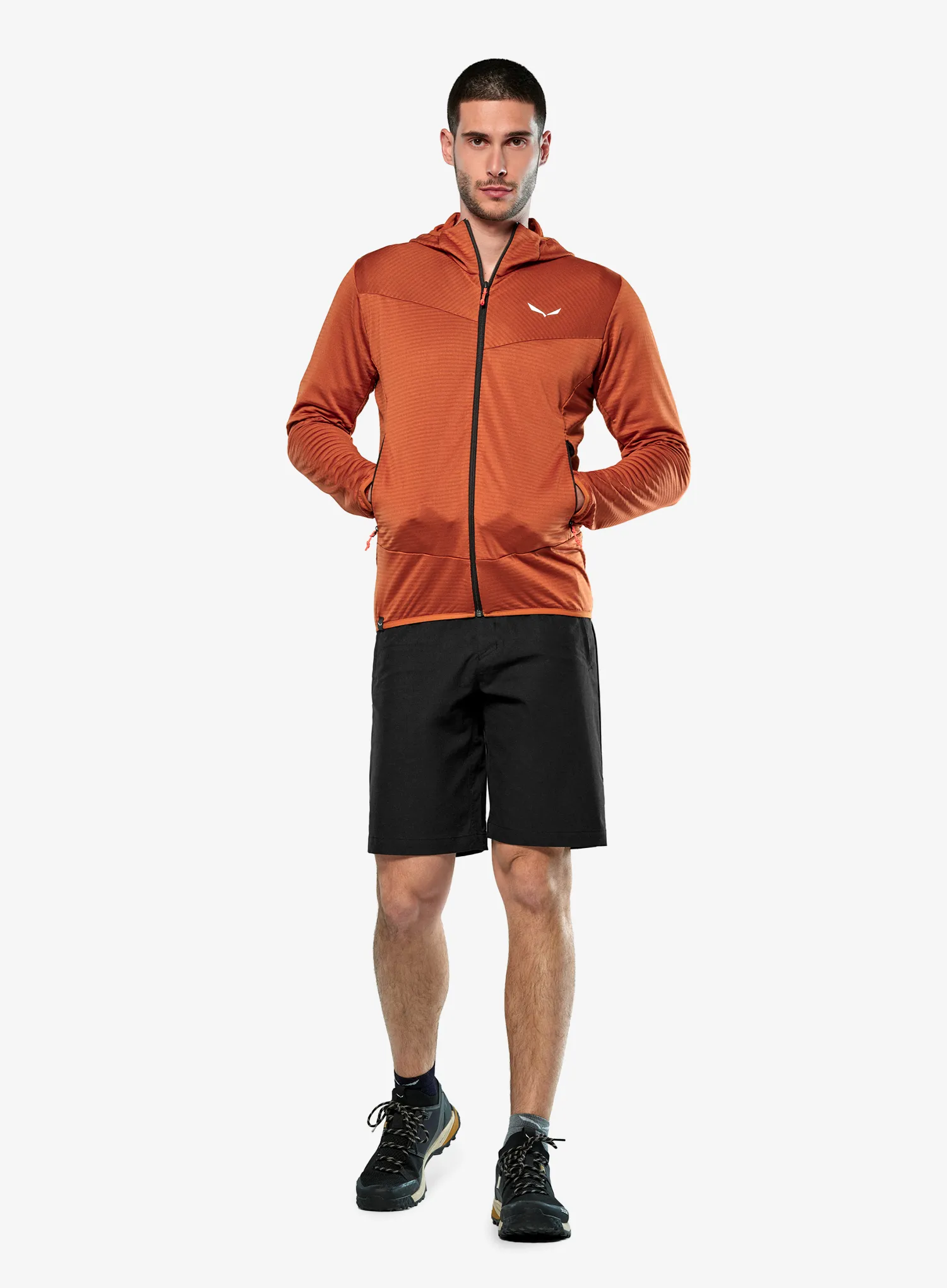 Majica s kapuljačom Salewa Puez Altavia PL HD Jacket - bombay brown