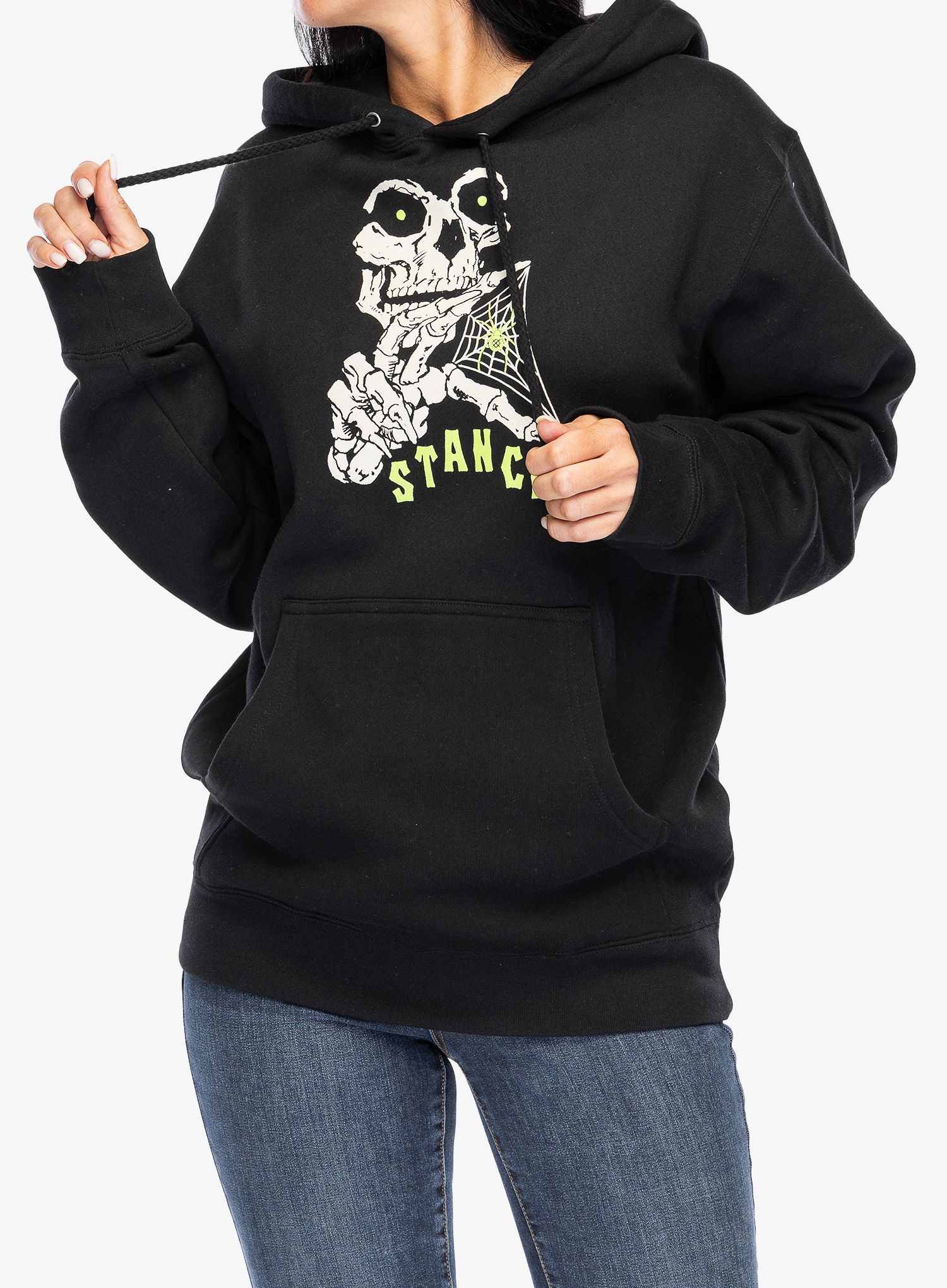 Majica s kapuljačom Stance Itsy Bitsy Hoodie - black