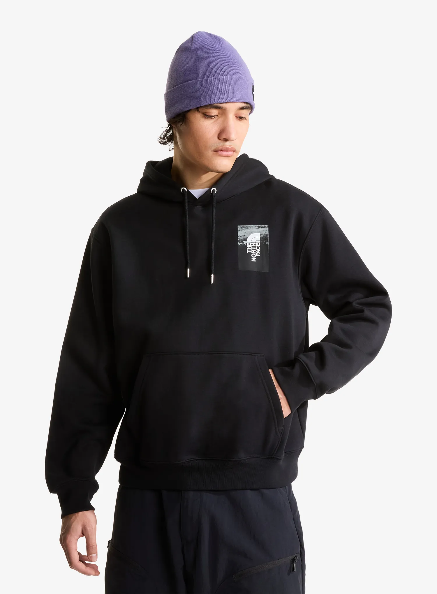 Majica s kapuljačom The North Face Apex '75 Collage Relaxed Hoodie - tnf black