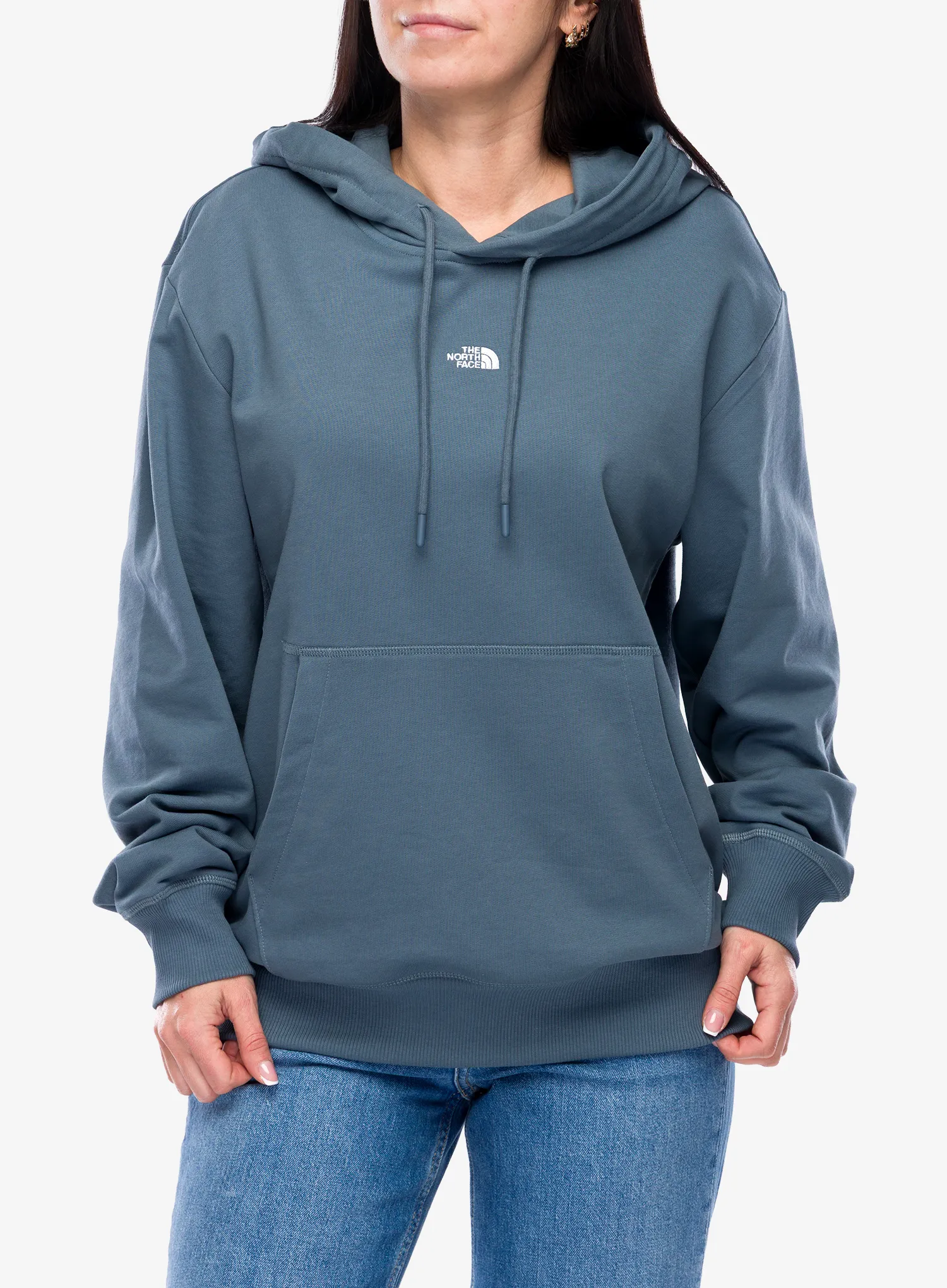 Majica s kapuljačom The North Face Essential Light Relaxed Hoodie - granite grey