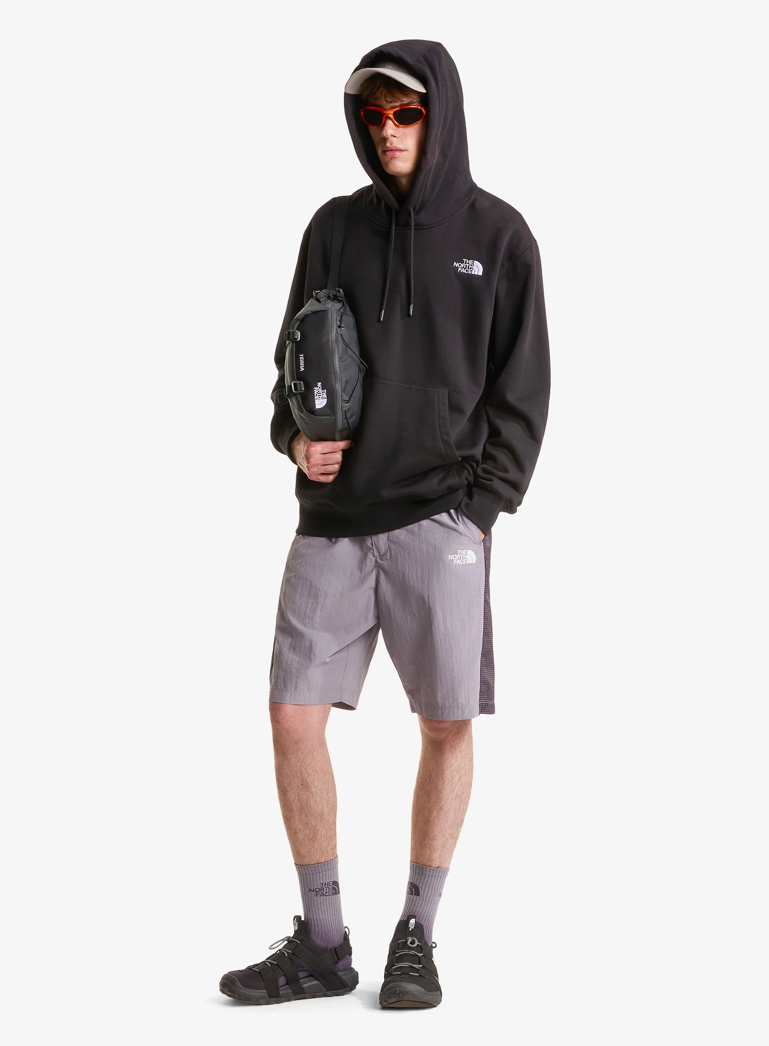 Majica s kapuljačom The North Face Essential Relaxed Hoodie - tnf black
