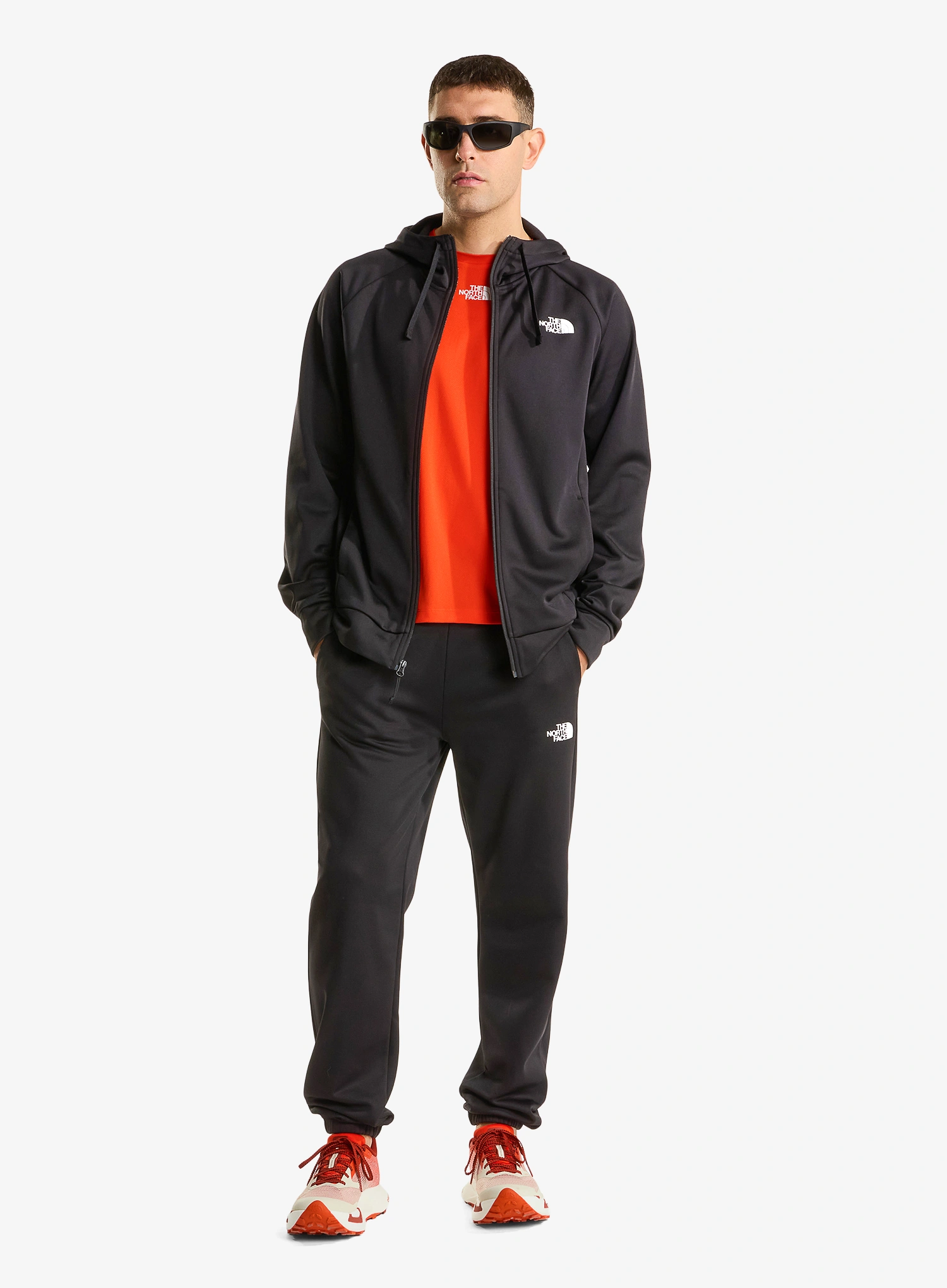Majica s kapuljačom The North Face Reaxion 2.0 Hooded Full Zip Jacket - tnf black heather